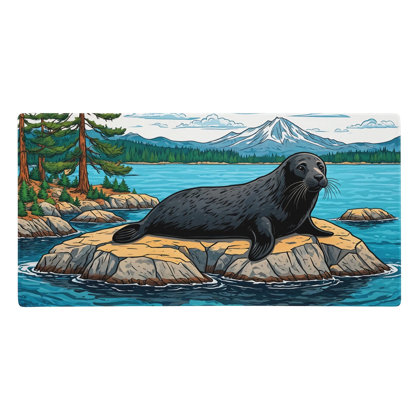 Seal On Rock Gaming Mouse Pad - Mouse Pads - Discovery Co.