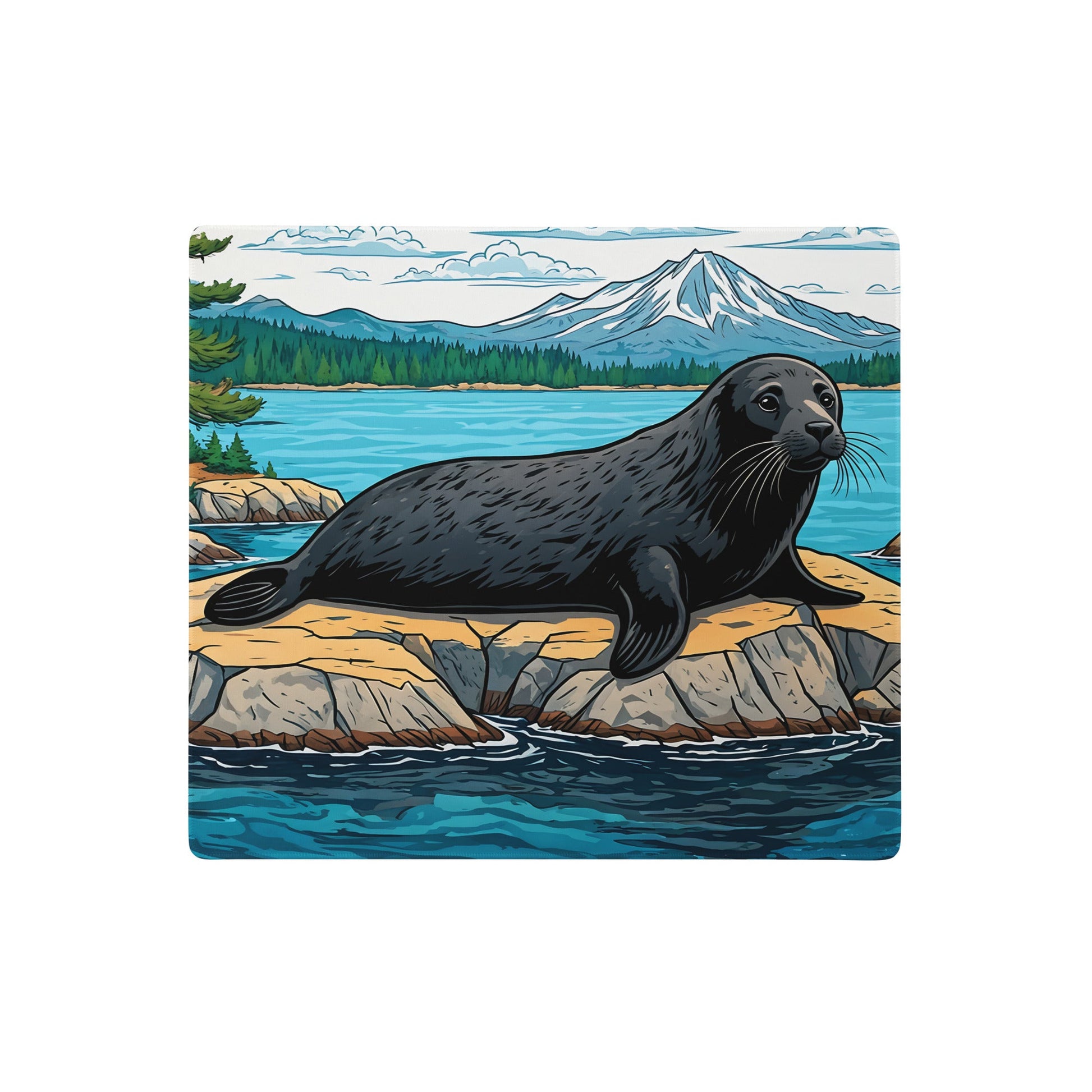 Seal On Rock Gaming Mouse Pad - Mouse Pads - Discovery Co.