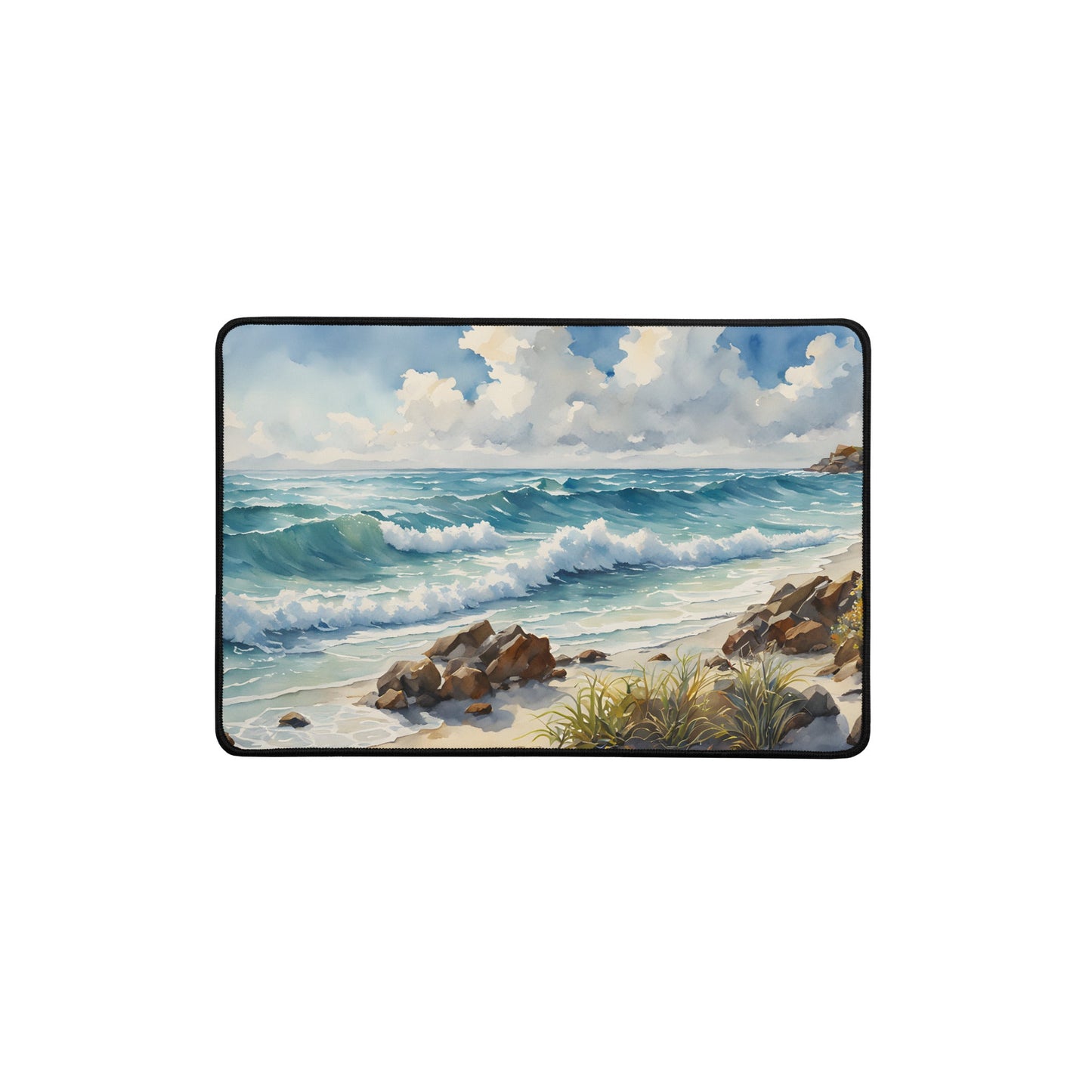 Seashore Watercolor Desk Mat - Mouse Pads - Discovery Co.