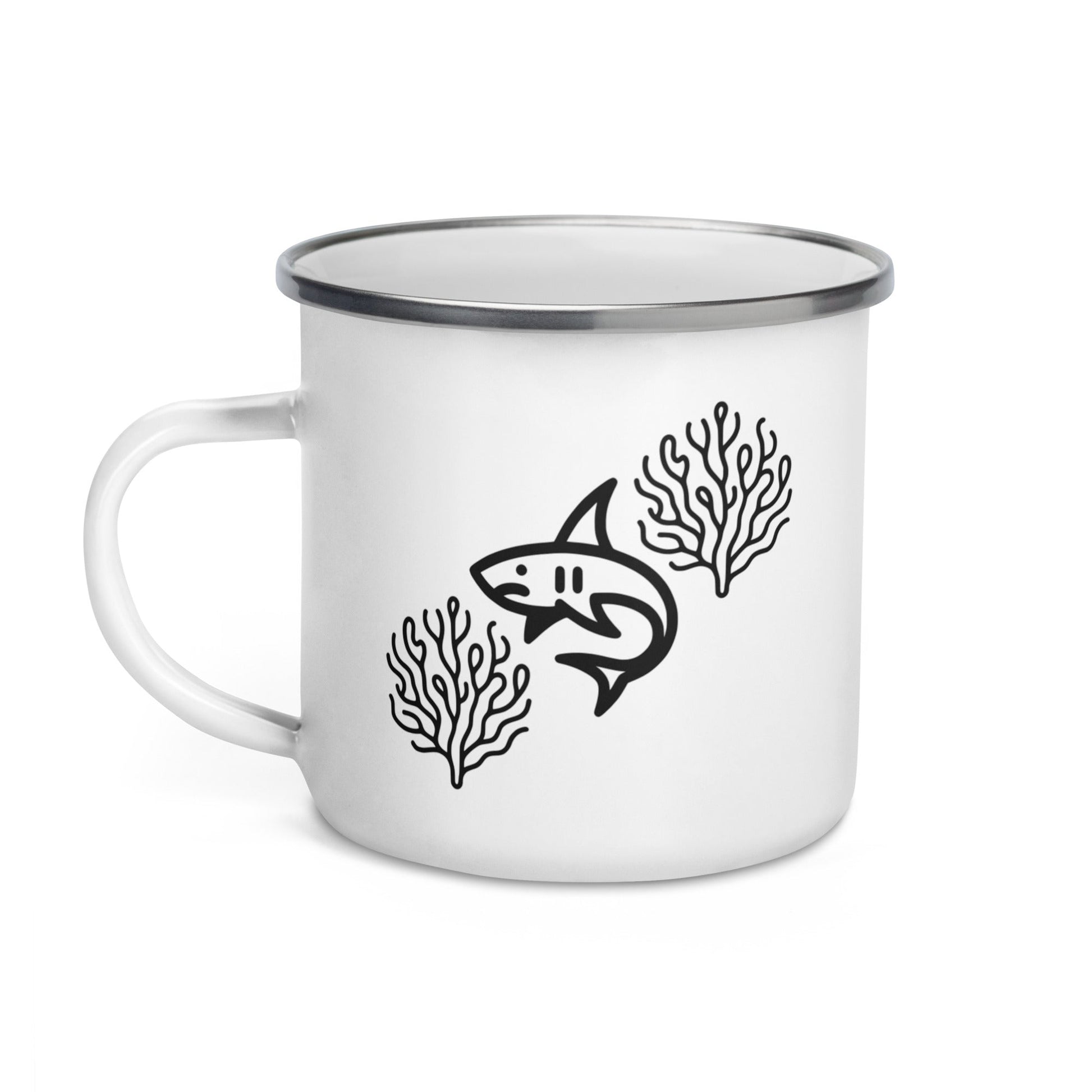 Shark II Enamel Mug - Mugs - Discovery Co.