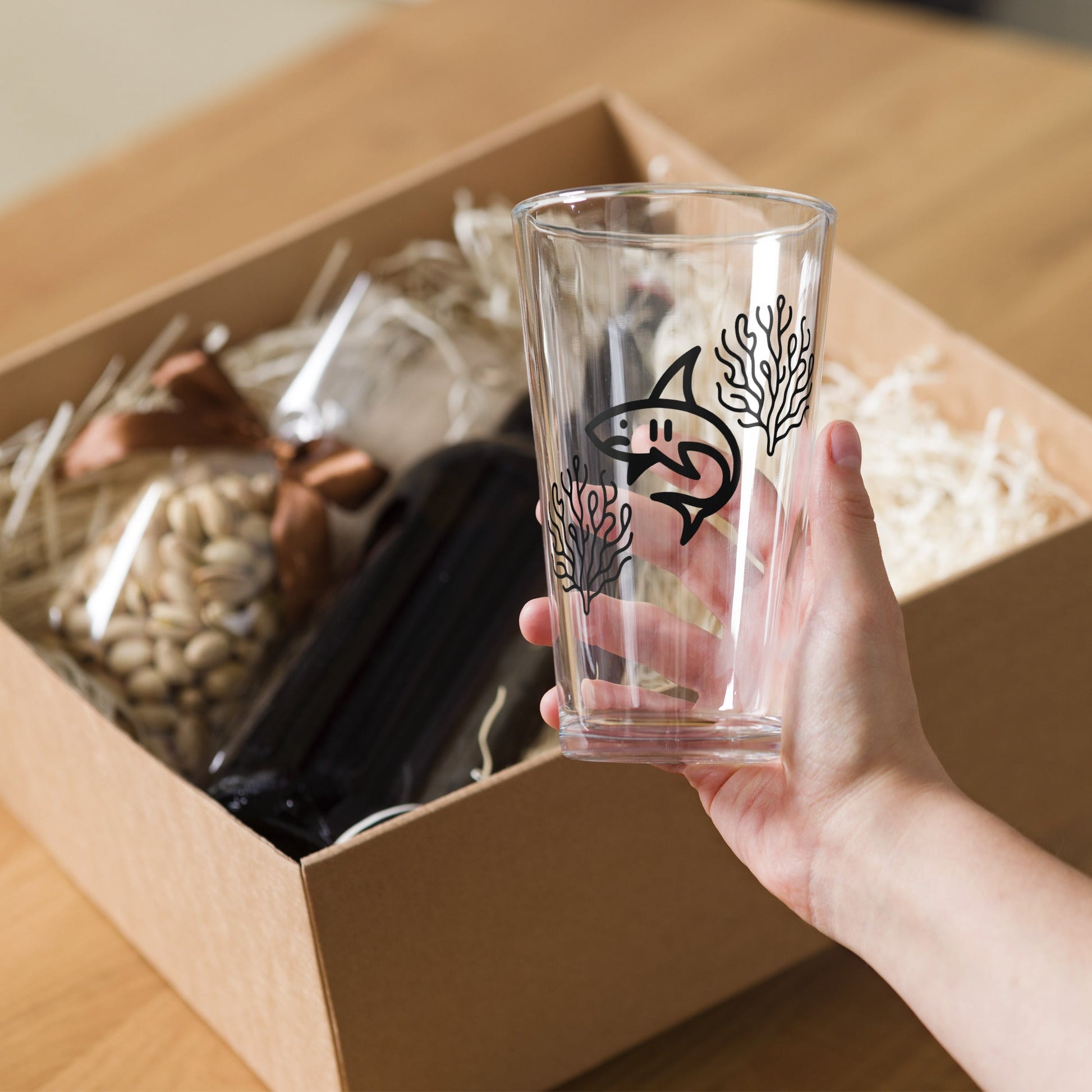 Shark II Pint Glass - Beer Glass - Discovery Co.