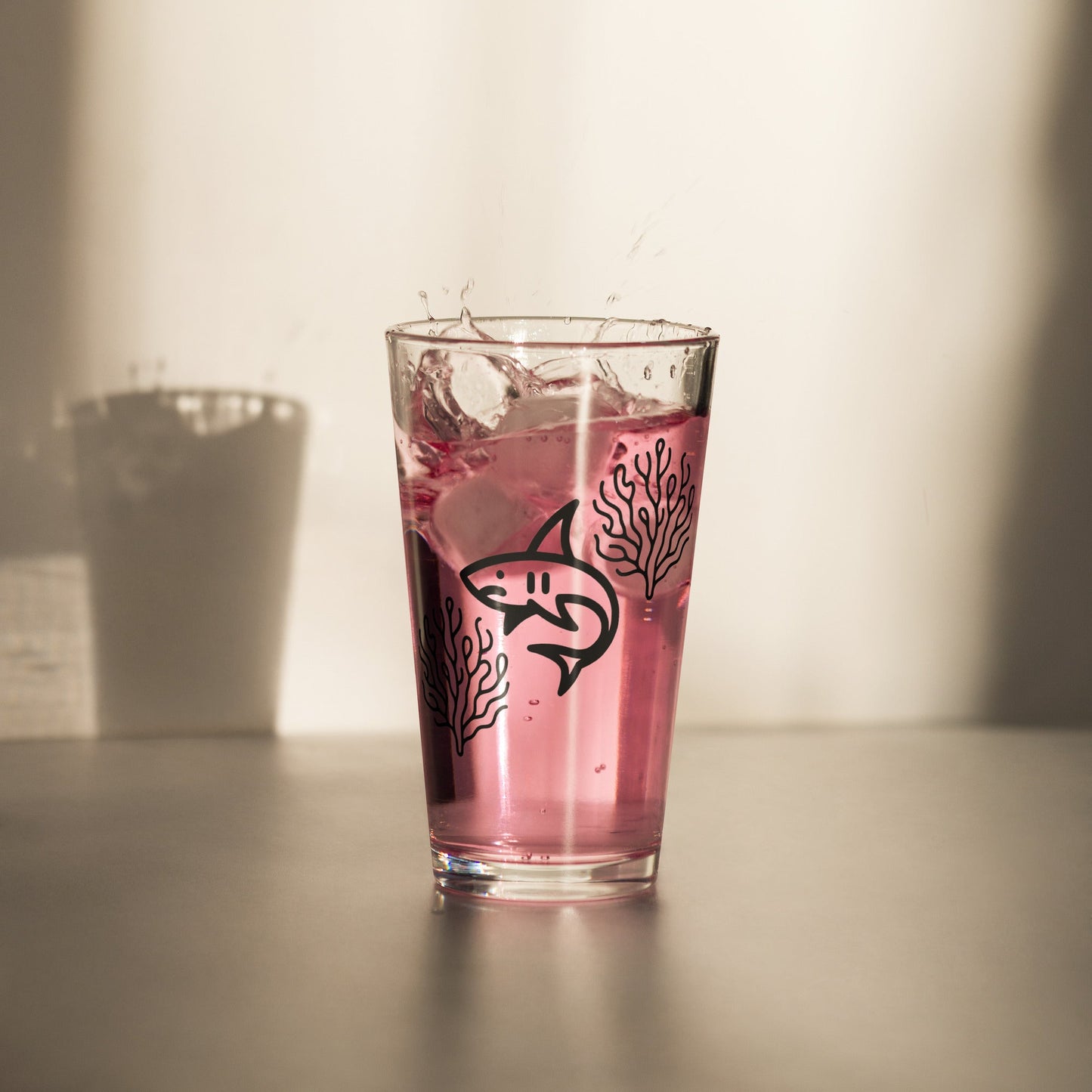 Shark II Pint Glass - Beer Glass - Discovery Co.