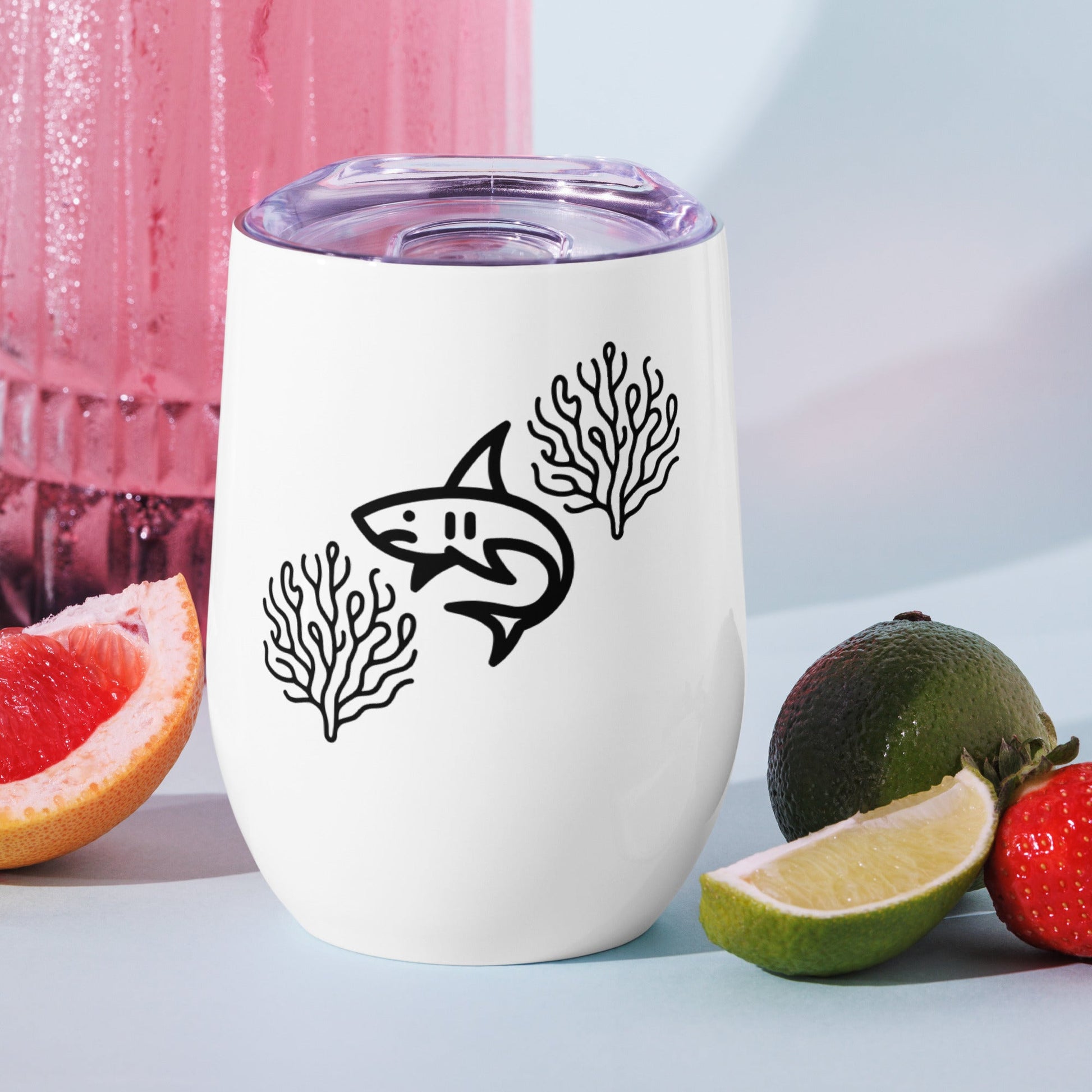 Shark II Stainless Steel Wine Tumbler - Steel Tumbler - Discovery Co.