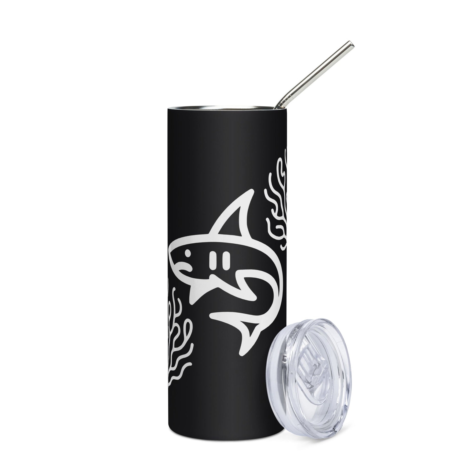Shark Stainless Steel Tumbler - Steel Tumbler - Discovery Co.