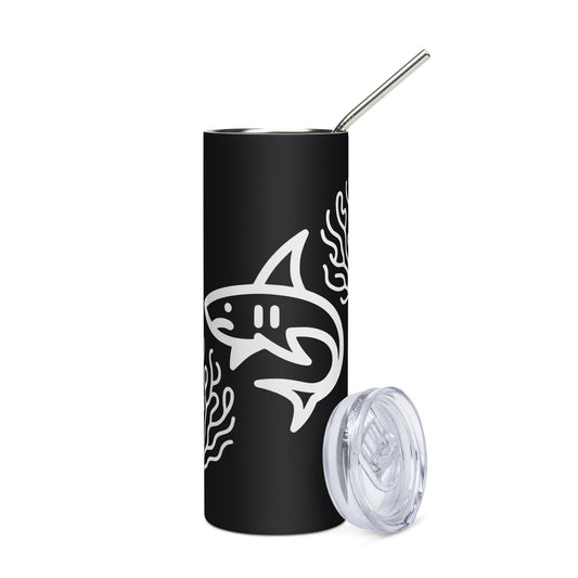 Shark Stainless Steel Tumbler - Steel Tumbler - Discovery Co.