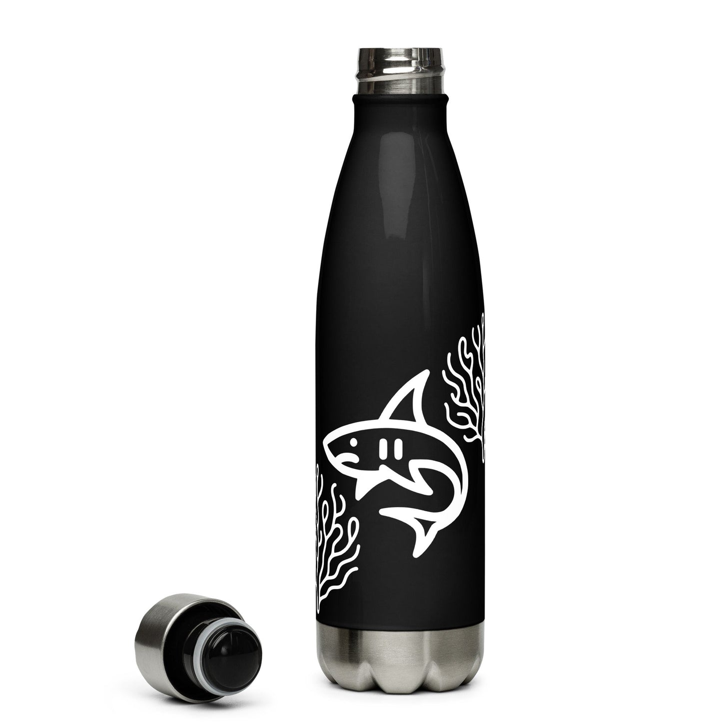 Shark Stainless Steel Water Bottle - Stainless Steel Water Bottle - Discovery Co.