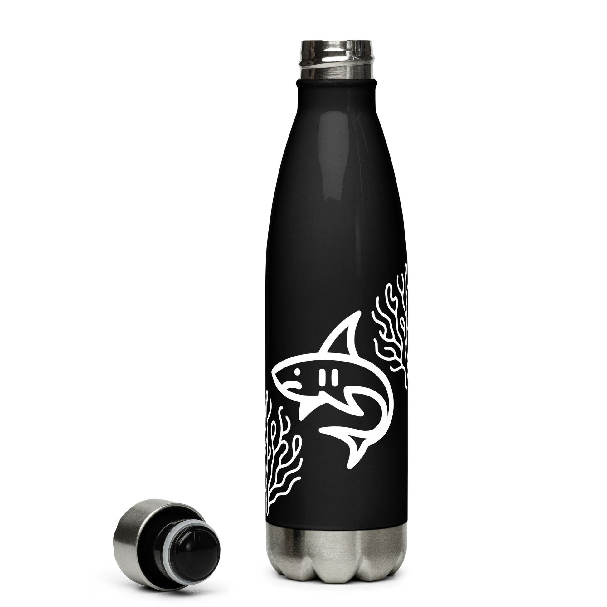 Shark Stainless Steel Water Bottle - Stainless Steel Water Bottle - Discovery Co.