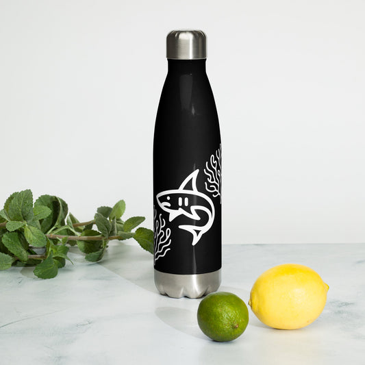 Shark Stainless Steel Water Bottle - Stainless Steel Water Bottle - Discovery Co.