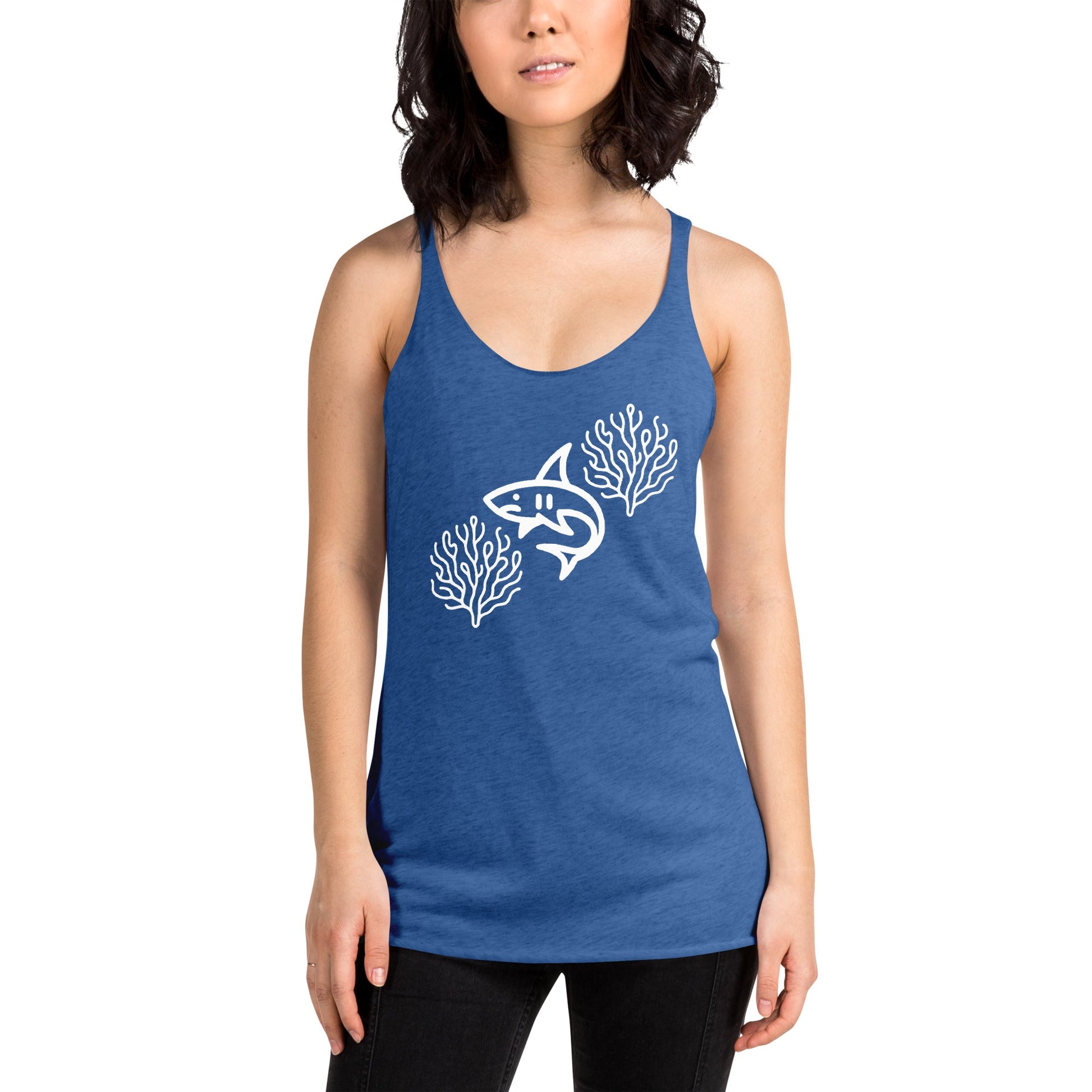 Shark Women's Racerback Tank - Women's Shirts - Discovery Co.