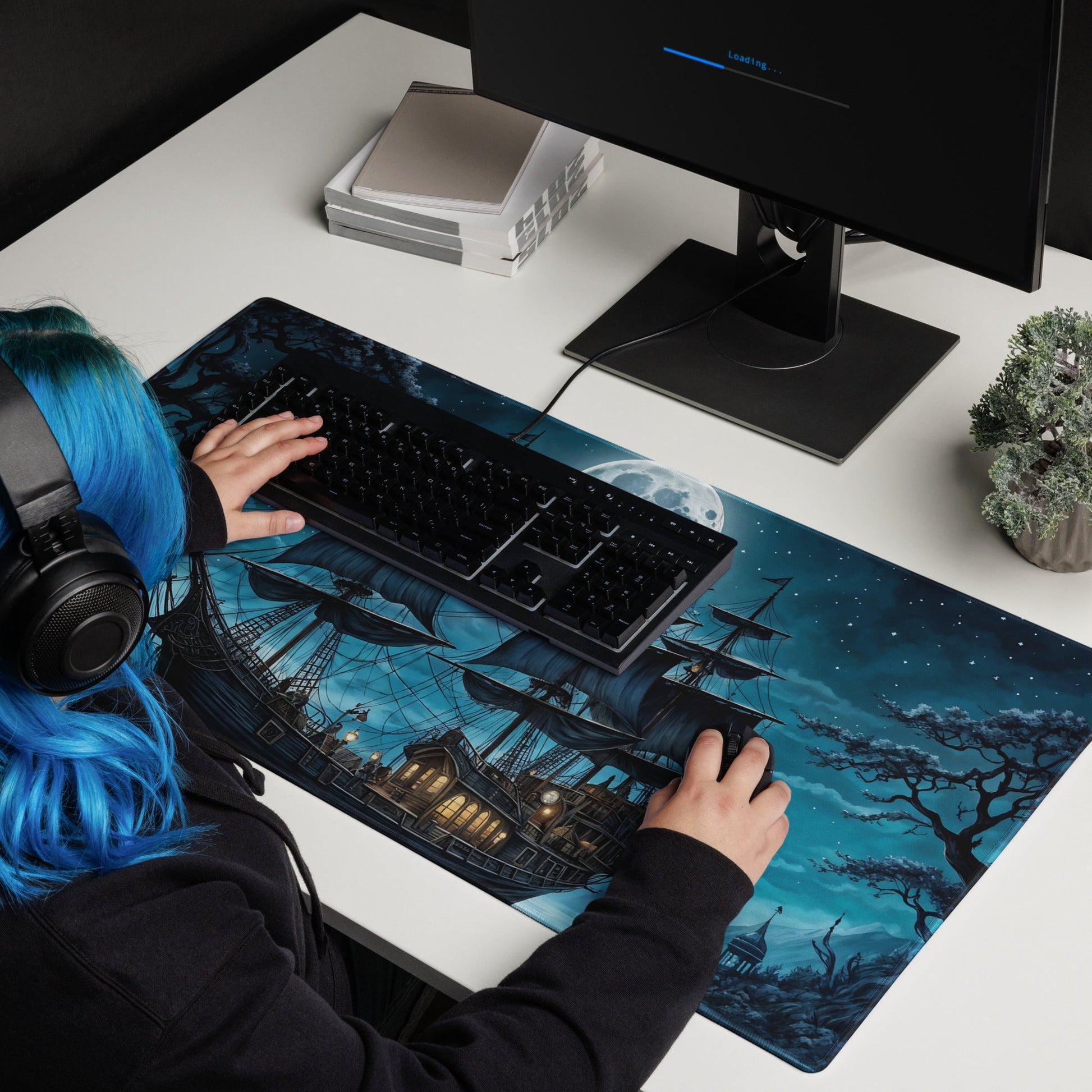 Ship In The Night Gaming Mouse Pad - Mouse Pads - Discovery Co.