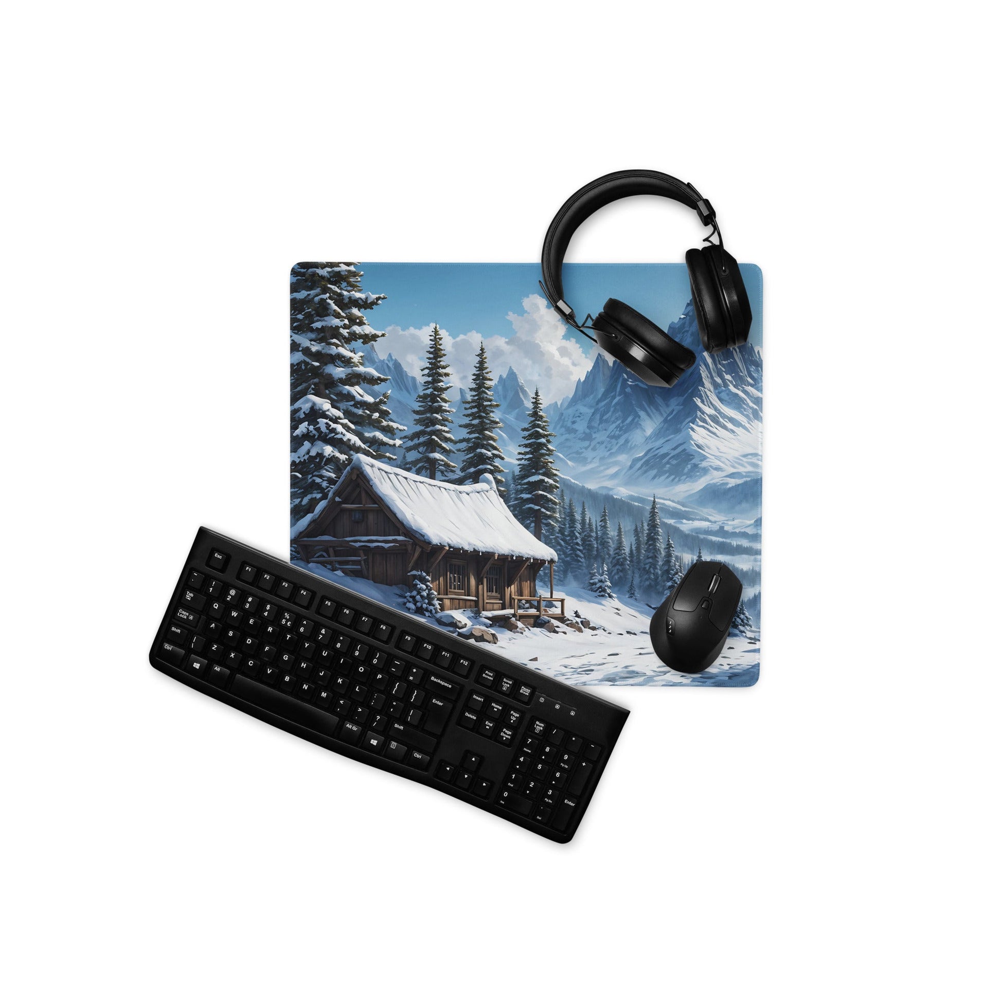 Snowy Cabin Gaming Mouse Pad - Mouse Pads - Discovery Co.