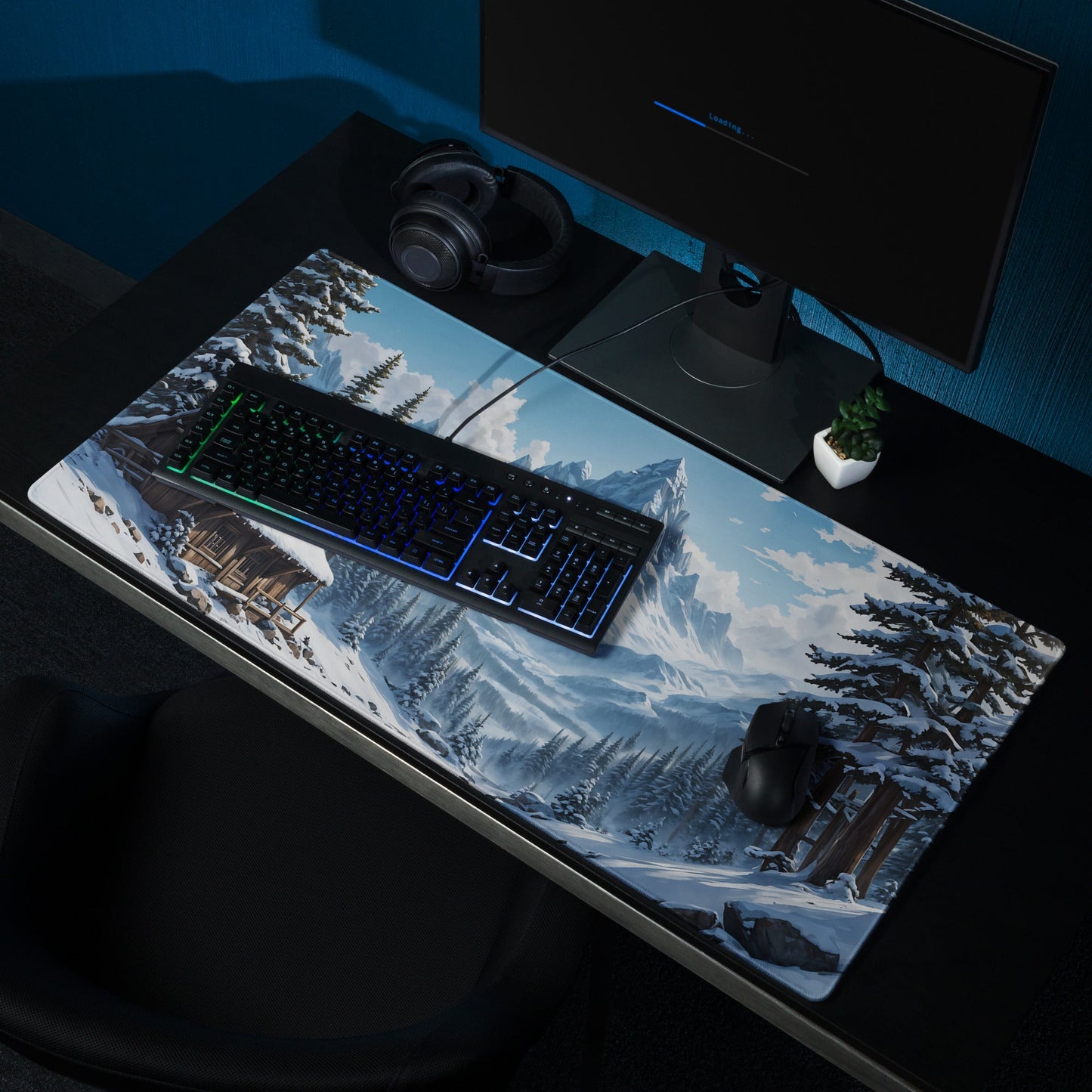 Snowy Cabin Gaming Mouse Pad - Mouse Pads - Discovery Co.