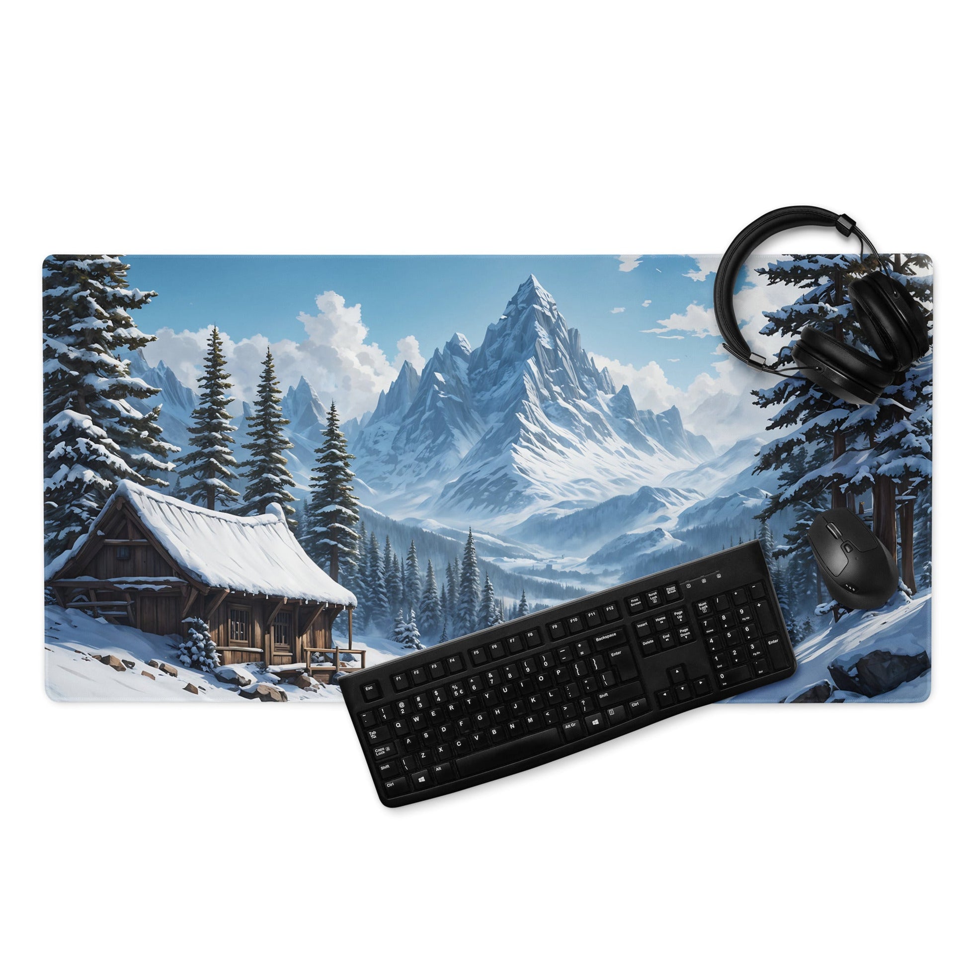 Snowy Cabin Gaming Mouse Pad - Mouse Pads - Discovery Co.