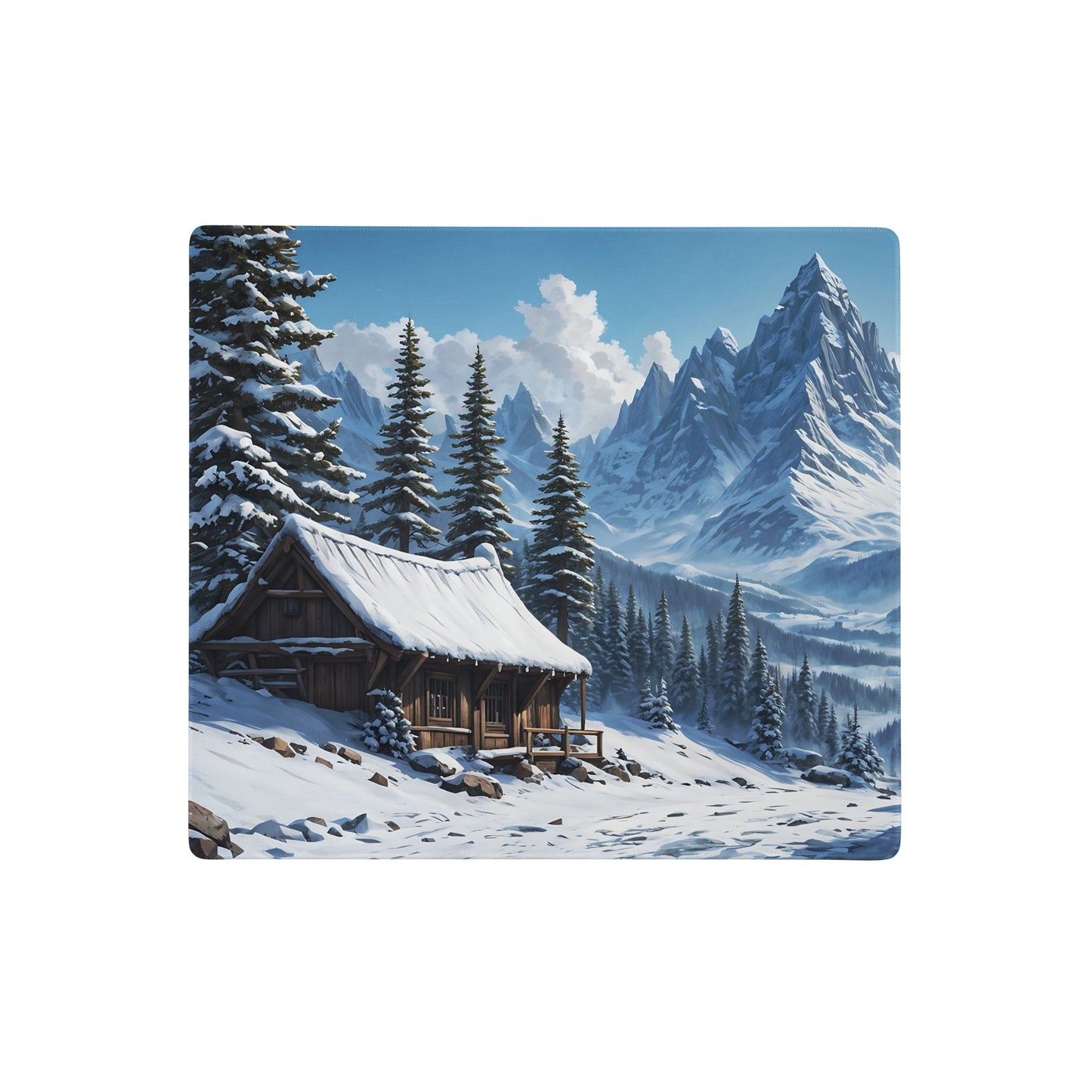 Snowy Cabin Gaming Mouse Pad - Mouse Pads - Discovery Co.