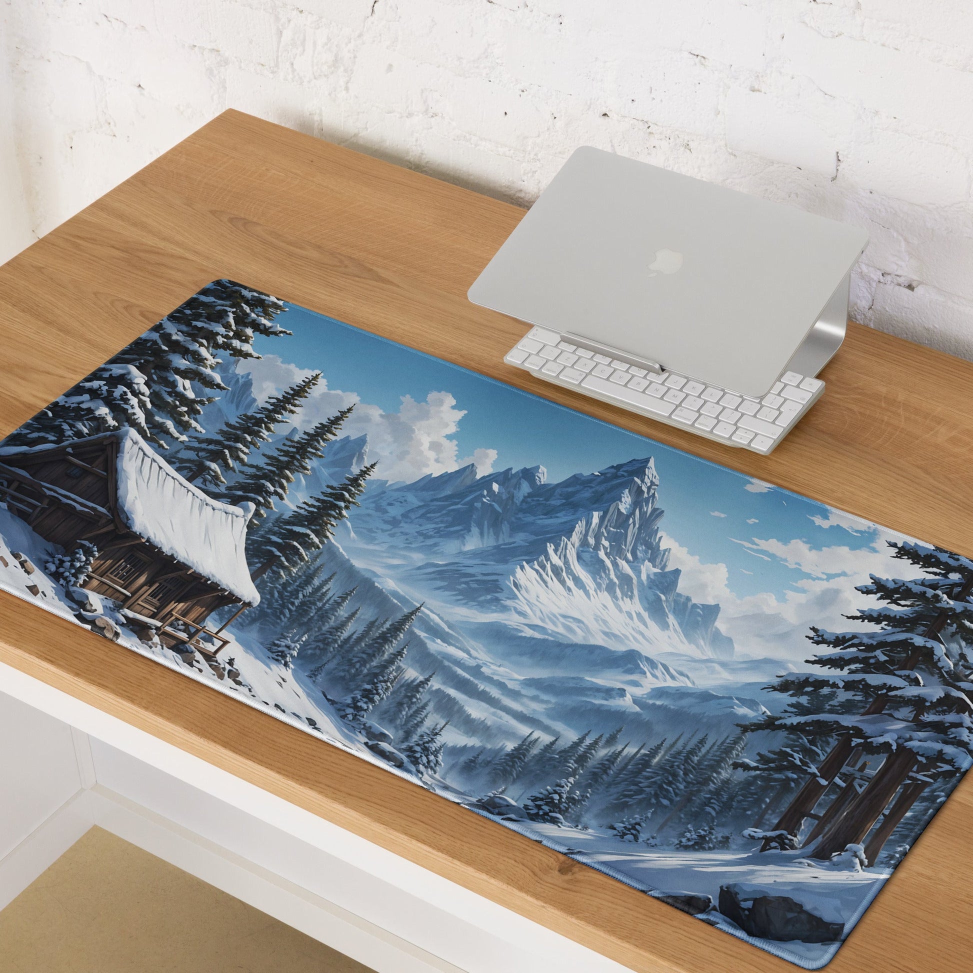 Snowy Cabin Gaming Mouse Pad - Mouse Pads - Discovery Co.