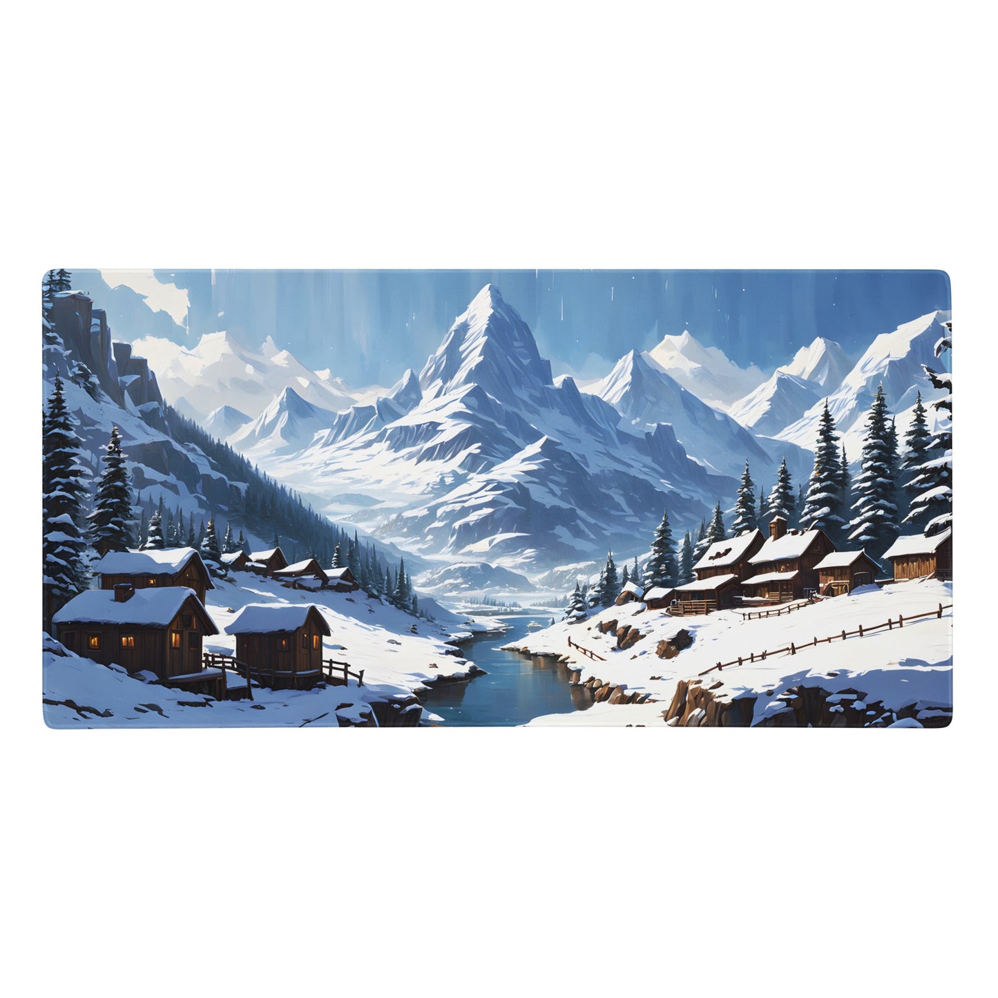 Snowy Landscape Gaming Mouse Pad - Mouse Pads - Discovery Co.