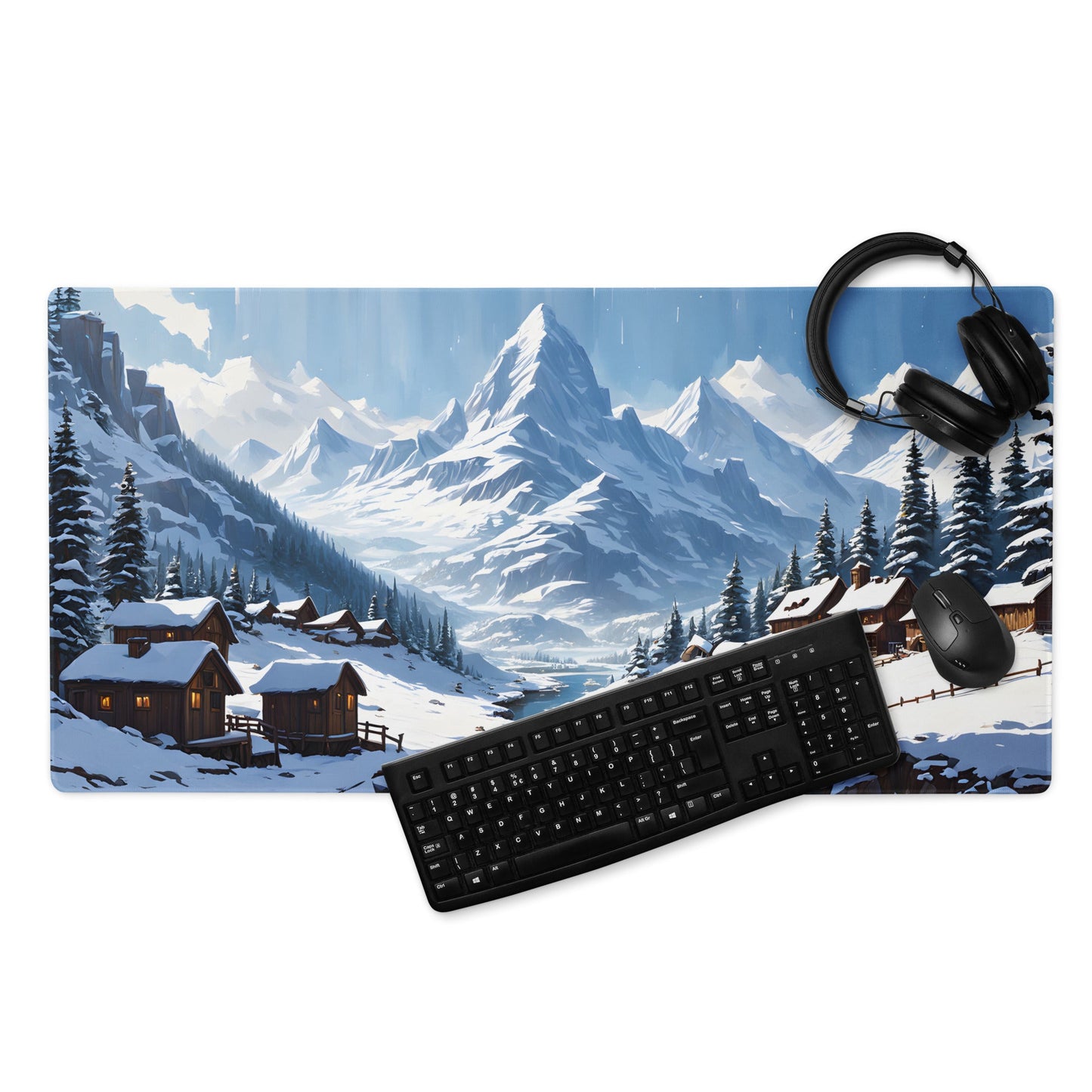 Snowy Landscape Gaming Mouse Pad - Mouse Pads - Discovery Co.