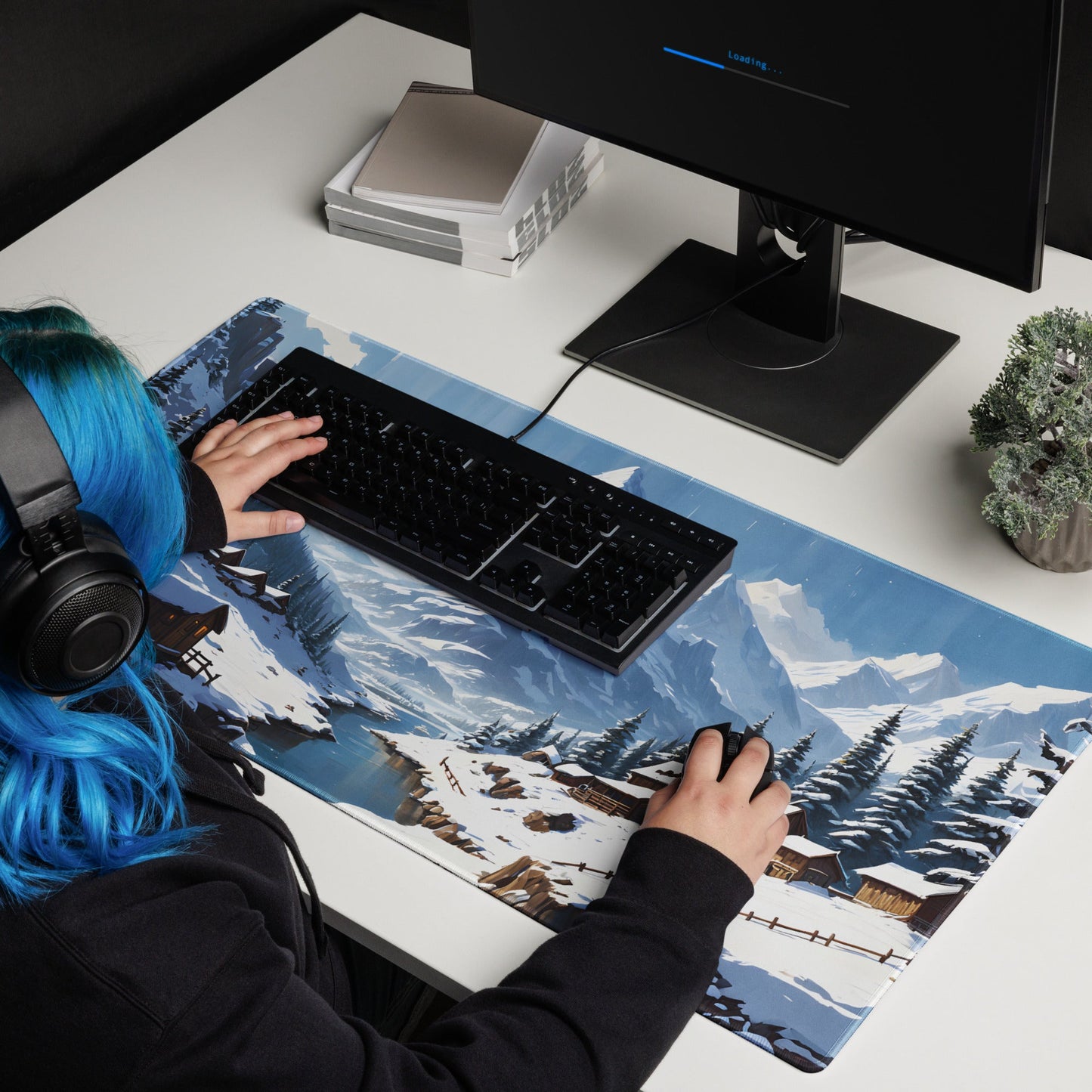 Snowy Landscape Gaming Mouse Pad - Mouse Pads - Discovery Co.