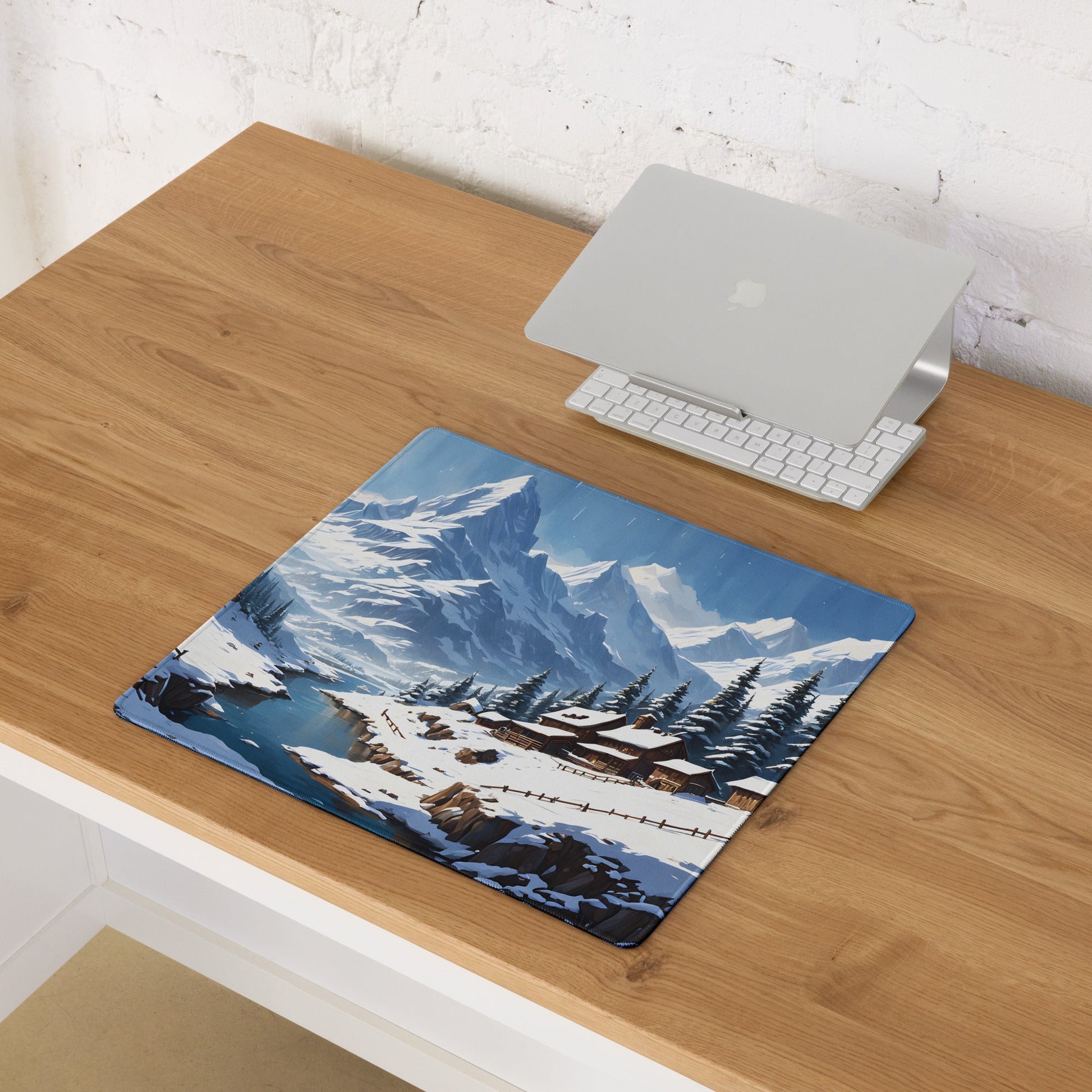 Snowy Landscape Gaming Mouse Pad - Mouse Pads - Discovery Co.