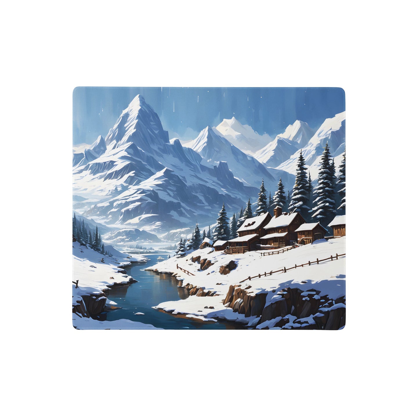 Snowy Landscape Gaming Mouse Pad - Mouse Pads - Discovery Co.