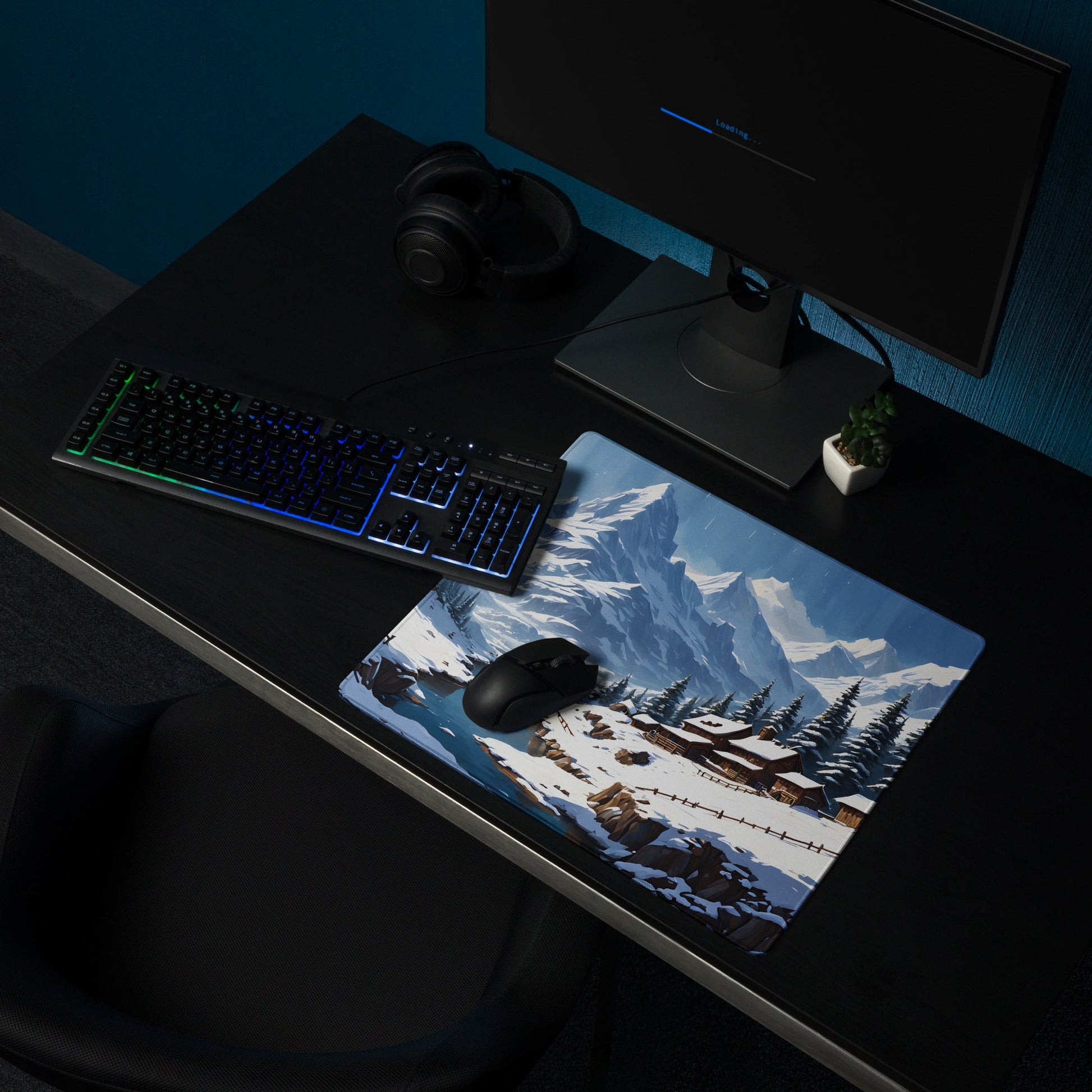 Snowy Landscape Gaming Mouse Pad - Mouse Pads - Discovery Co.