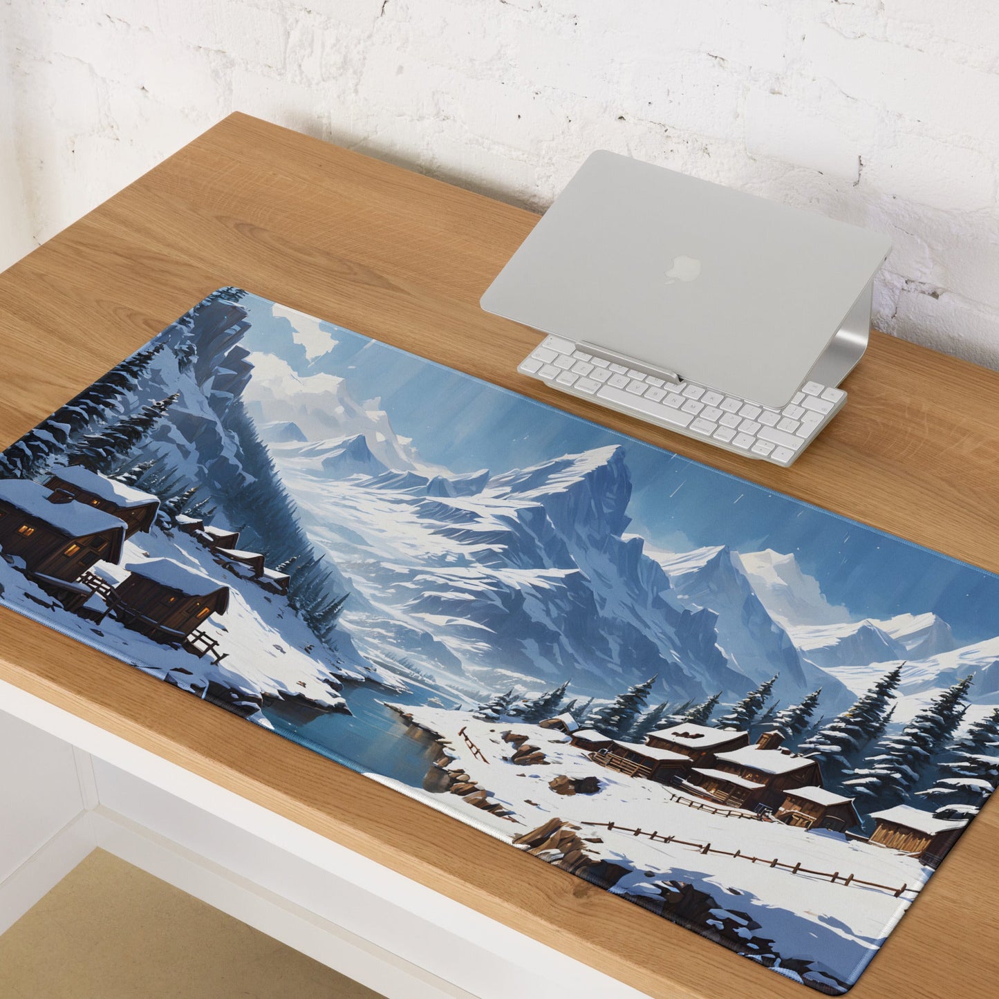 Snowy Landscape Gaming Mouse Pad - Mouse Pads - Discovery Co.