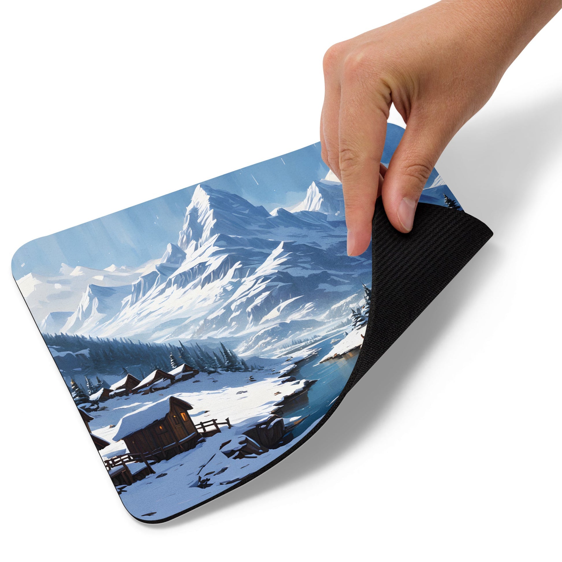 Snowy Landscape Mouse Pad - Mouse Pads - Discovery Co.