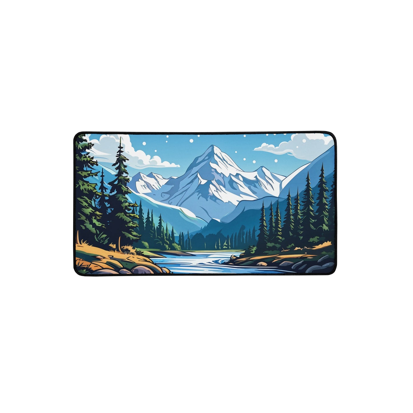 Snowy Mountains Desk Mat - Mouse Pads - Discovery Co.