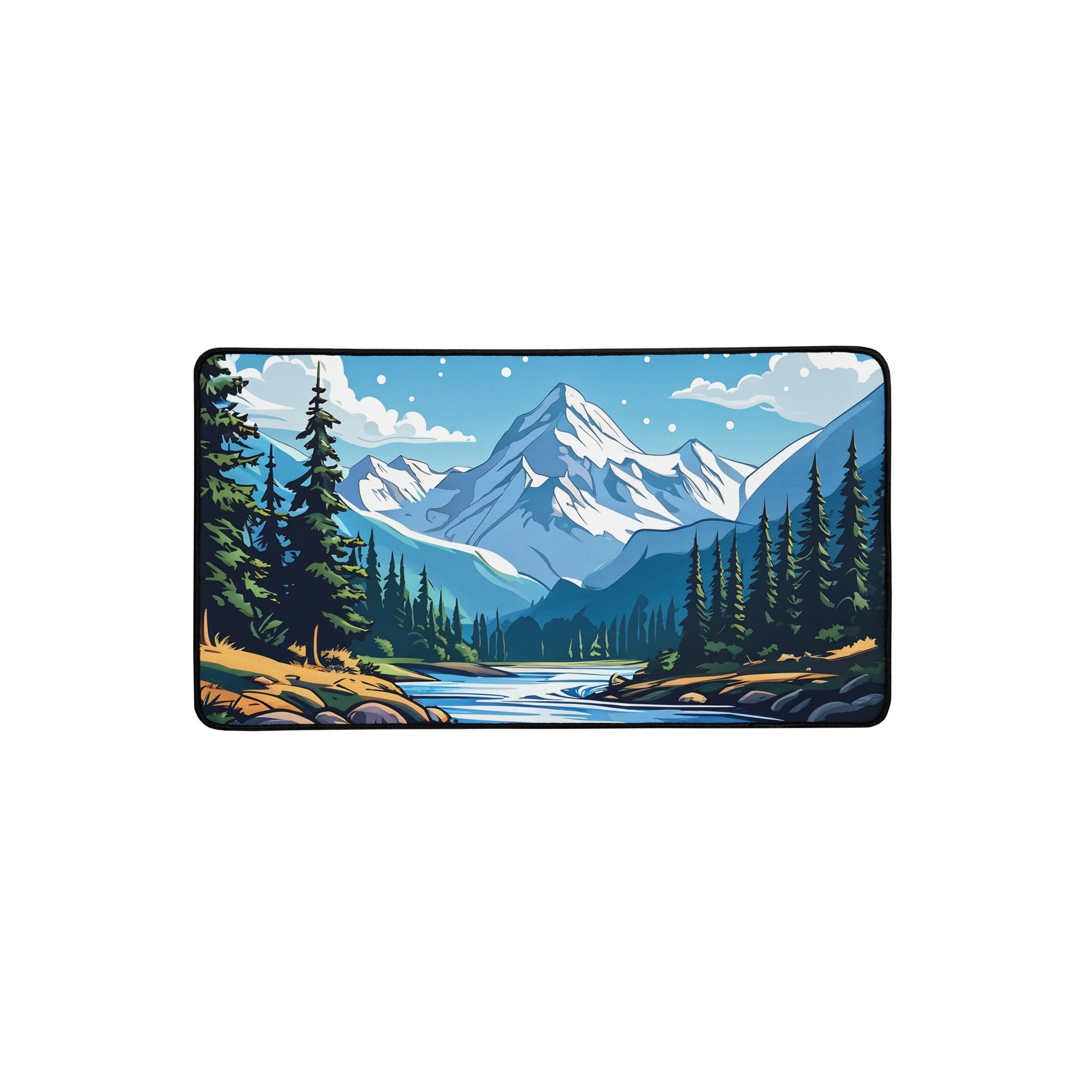 Snowy Mountains Desk Mat - Mouse Pads - Discovery Co.