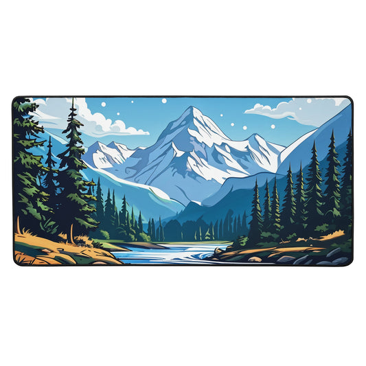 Snowy Mountains Desk Mat - Mouse Pads - Discovery Co.