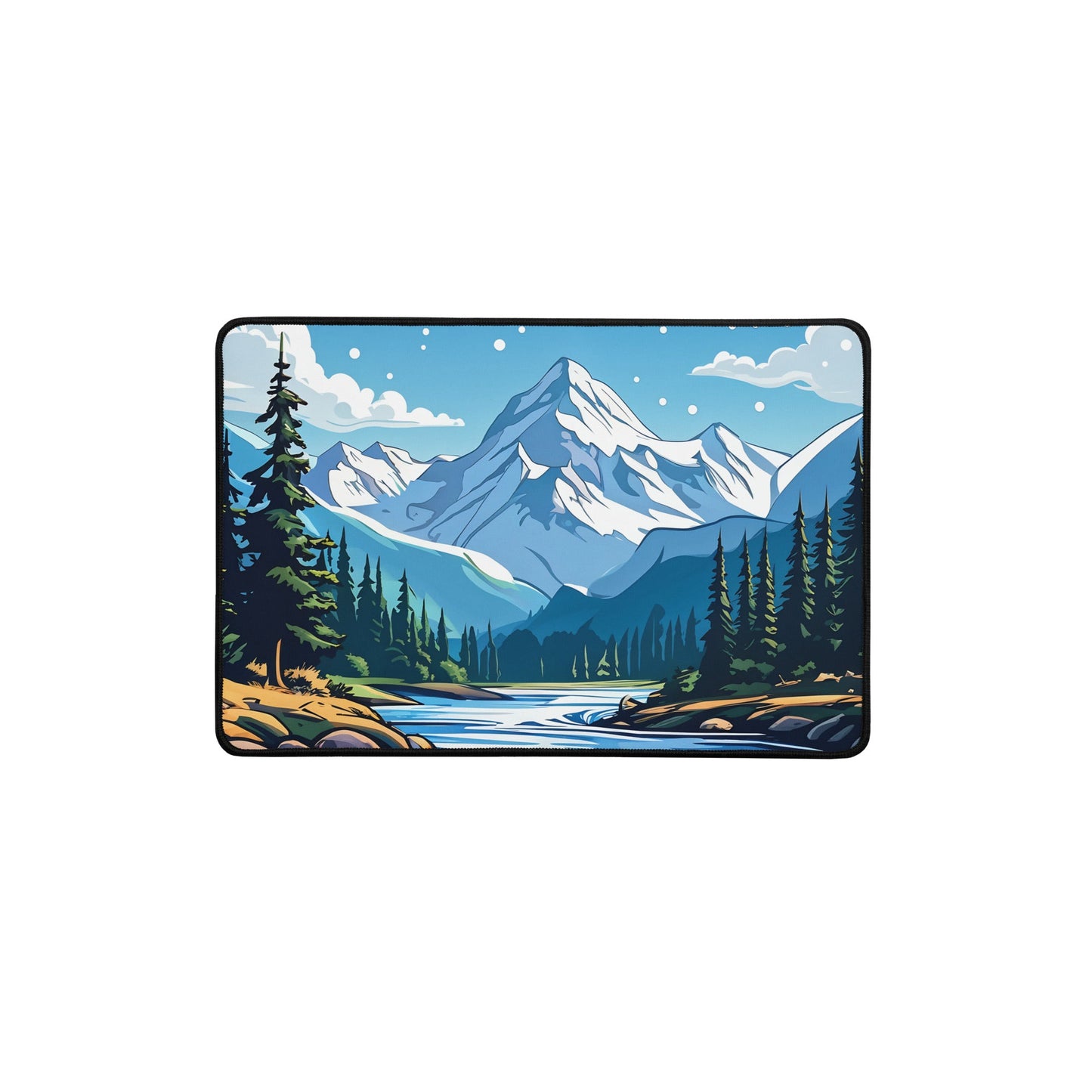 Snowy Mountains Desk Mat - Mouse Pads - Discovery Co.