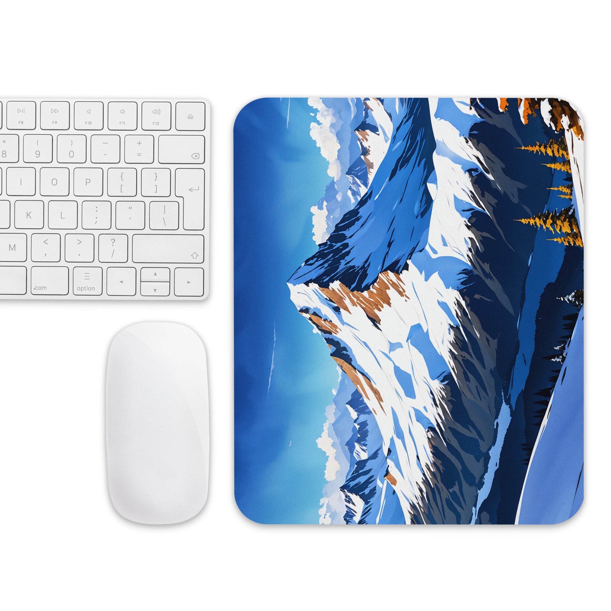 Snowy Mountains II Mouse Pad - Mouse Pads - Discovery Co.