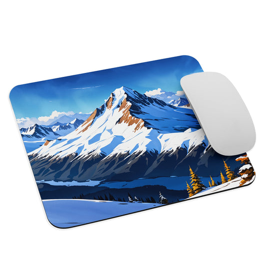 Snowy Mountains II Mouse Pad - Mouse Pads - Discovery Co.