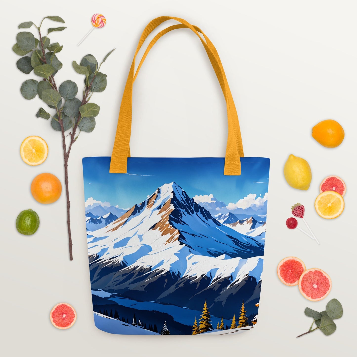 Snowy Mountains II Tote Bag - Tote Bags - Discovery Co.