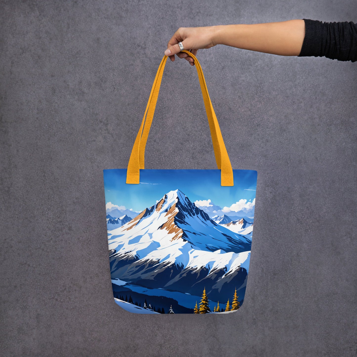 Snowy Mountains II Tote Bag - Tote Bags - Discovery Co.