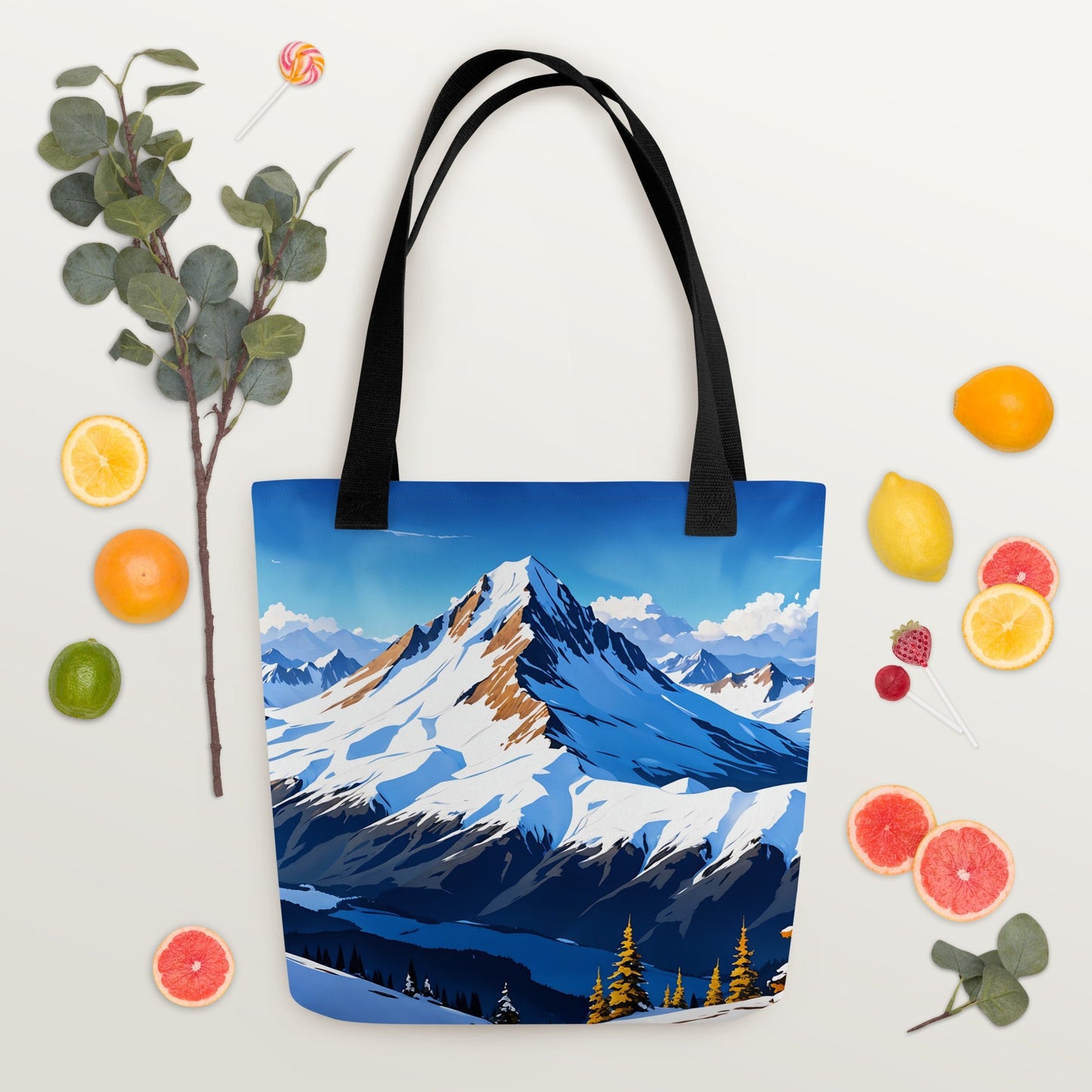 Snowy Mountains II Tote Bag - Tote Bags - Discovery Co.