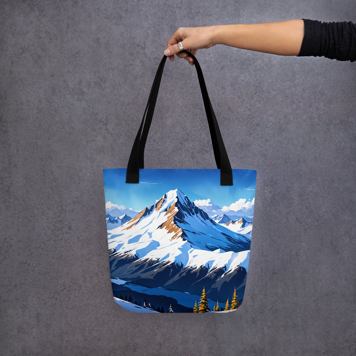 Snowy Mountains II Tote Bag - Tote Bags - Discovery Co.