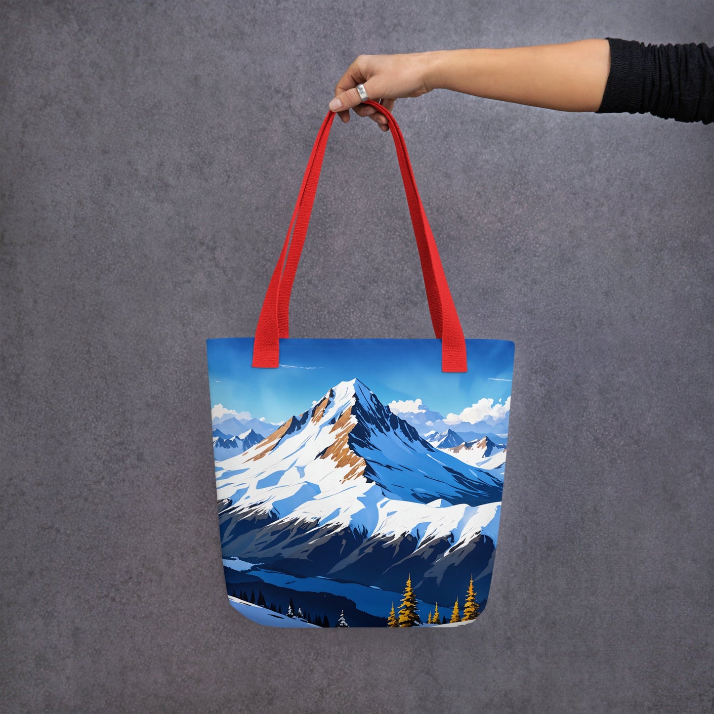 Snowy Mountains II Tote Bag - Tote Bags - Discovery Co.