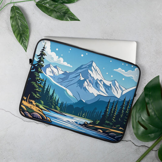Snowy Mountains Laptop Sleeve - Laptop Cases - Discovery Co.