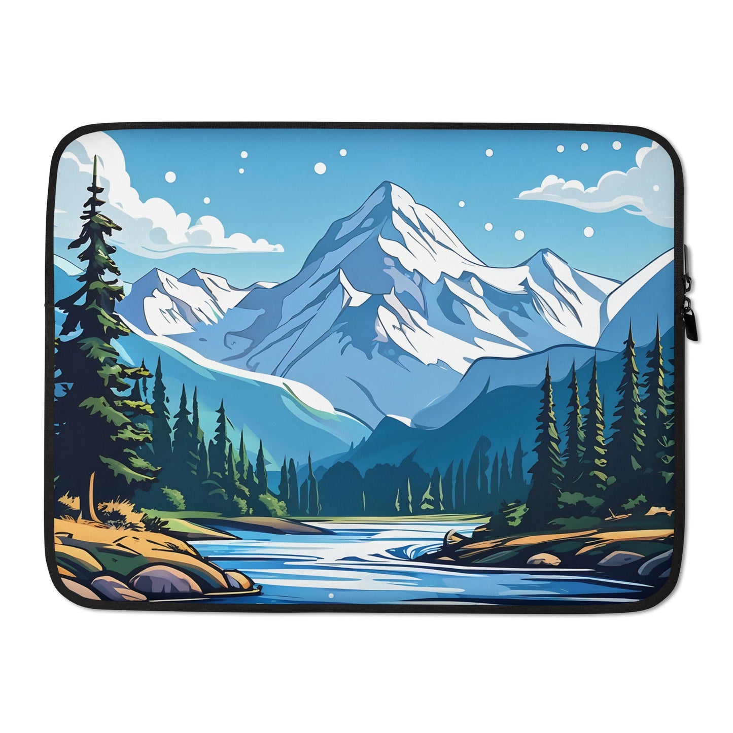 Snowy Mountains Laptop Sleeve - Laptop Cases - Discovery Co.
