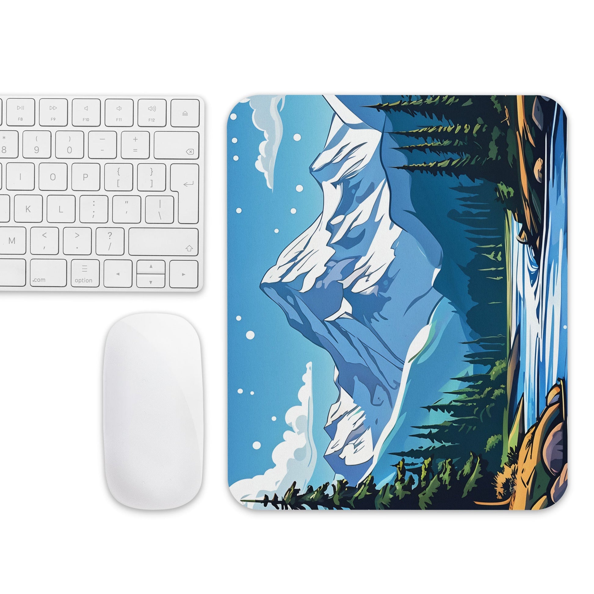 Snowy Mountains Mouse Pad - Mouse Pads - Discovery Co.