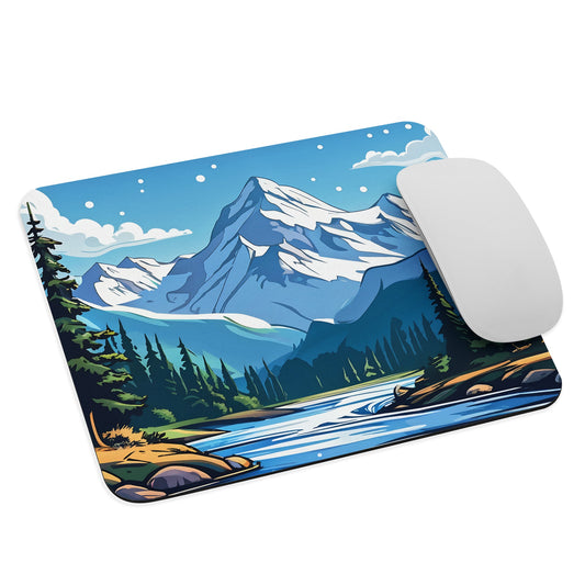 Snowy Mountains Mouse Pad - Mouse Pads - Discovery Co.