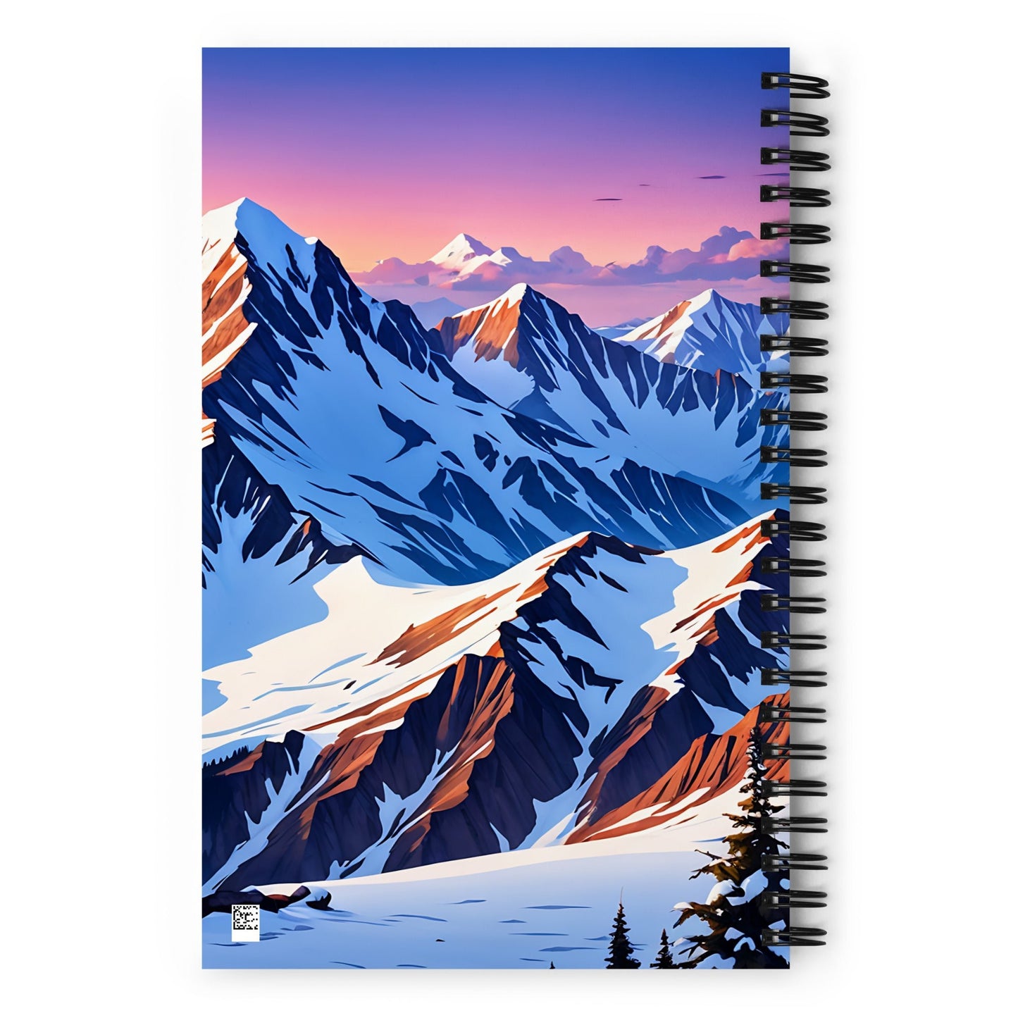 Snowy Mountains Spiral Notebook - Spiral Notebooks - Discovery Co.