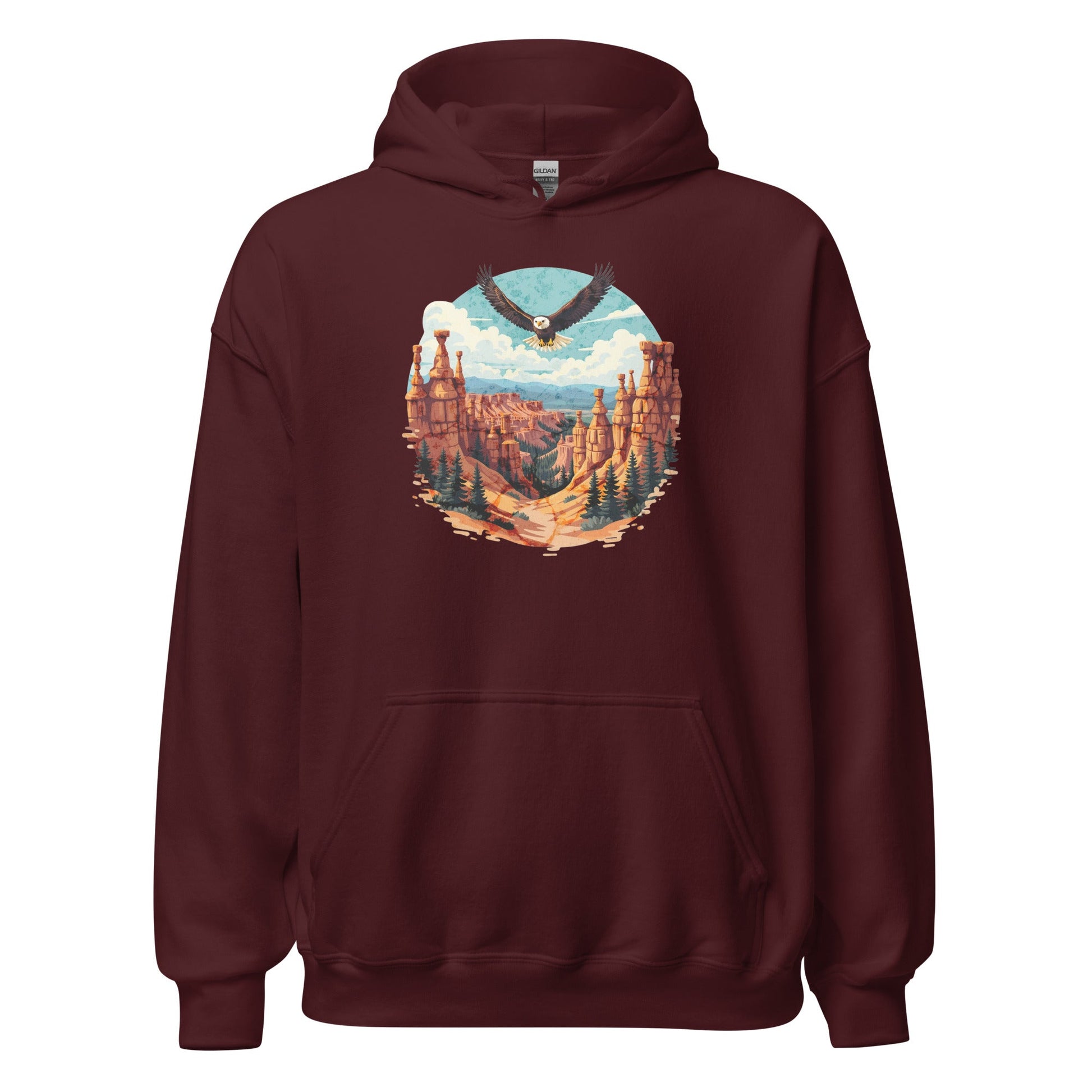 Soaring Eagle Men's (Unisex) Hoodie - Hoodies - Discovery Co.
