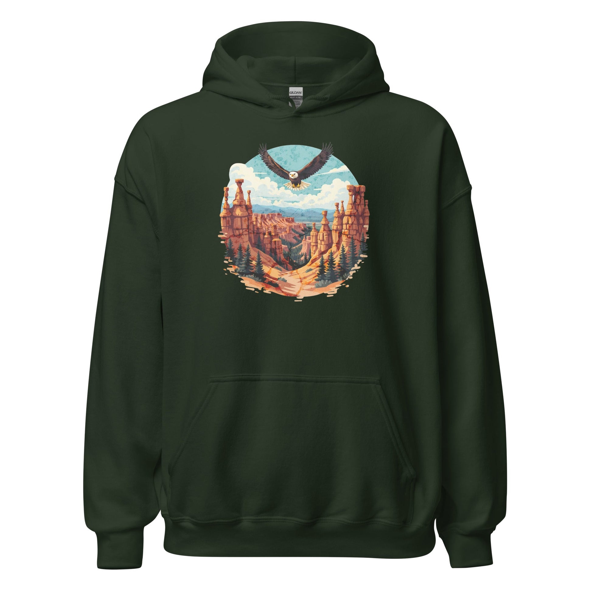 Soaring Eagle Men's (Unisex) Hoodie - Hoodies - Discovery Co.