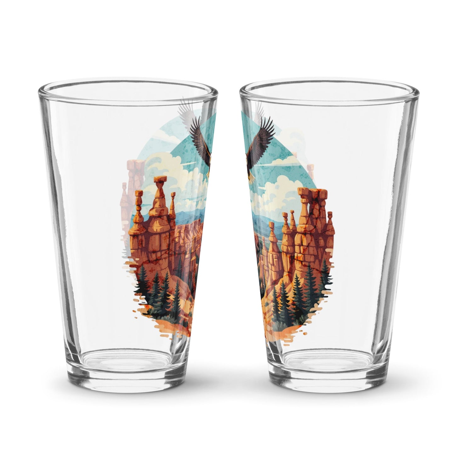 Soaring Eagle Pint Glass - Beer Glass - Discovery Co.