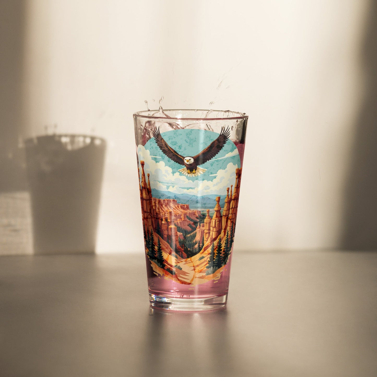 Soaring Eagle Pint Glass - Beer Glass - Discovery Co.
