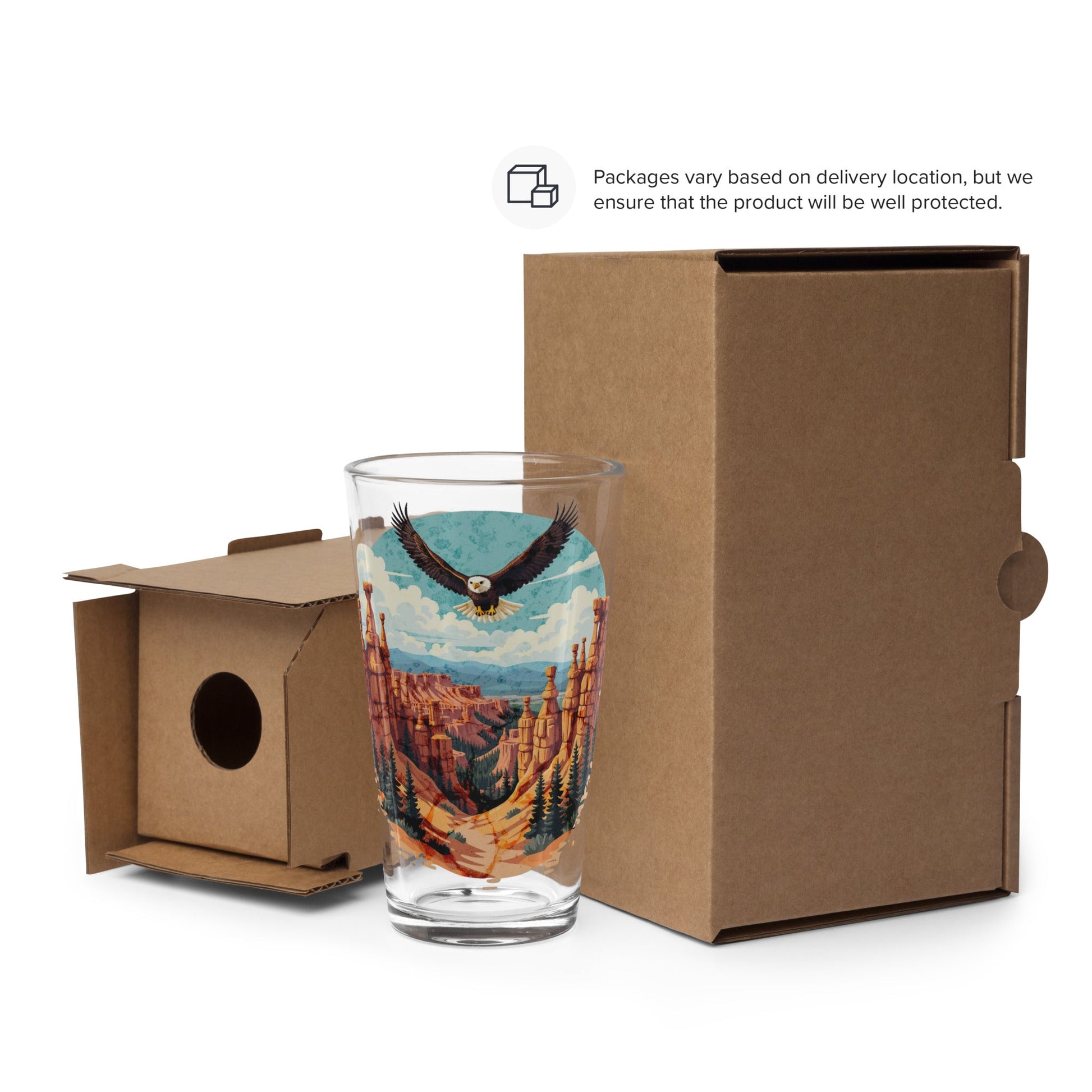 Soaring Eagle Pint Glass - Beer Glass - Discovery Co.