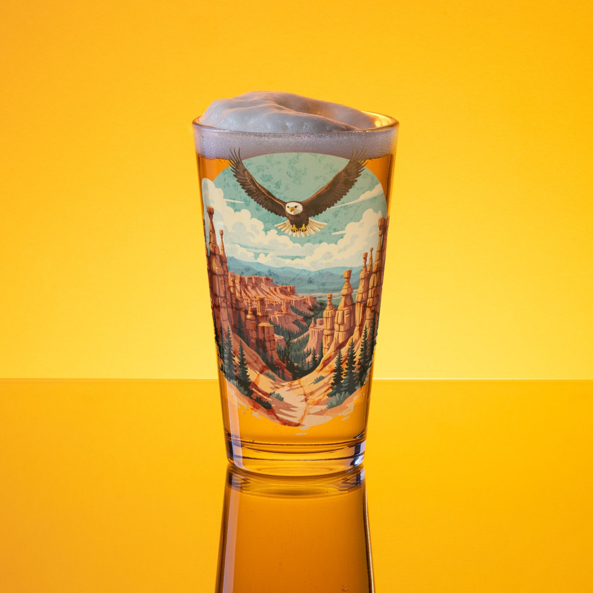 Soaring Eagle Pint Glass - Beer Glass - Discovery Co.