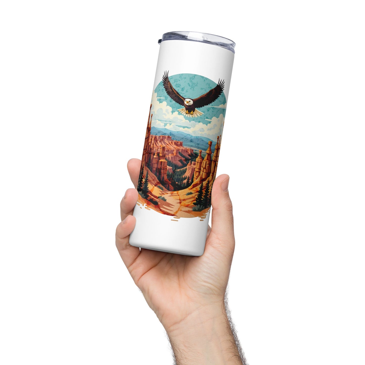 Soaring Eagle Stainless Steel Tumbler - Steel Tumbler - Discovery Co.